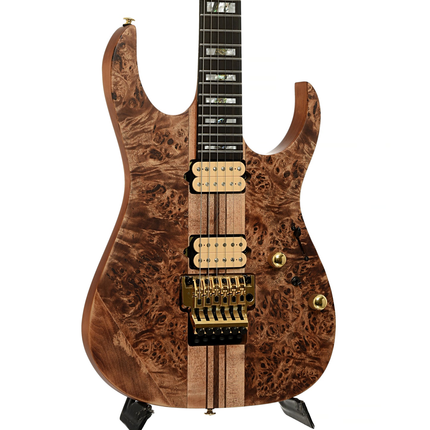 Front and side of Ibanez RGT1220PB Electric Guitar 