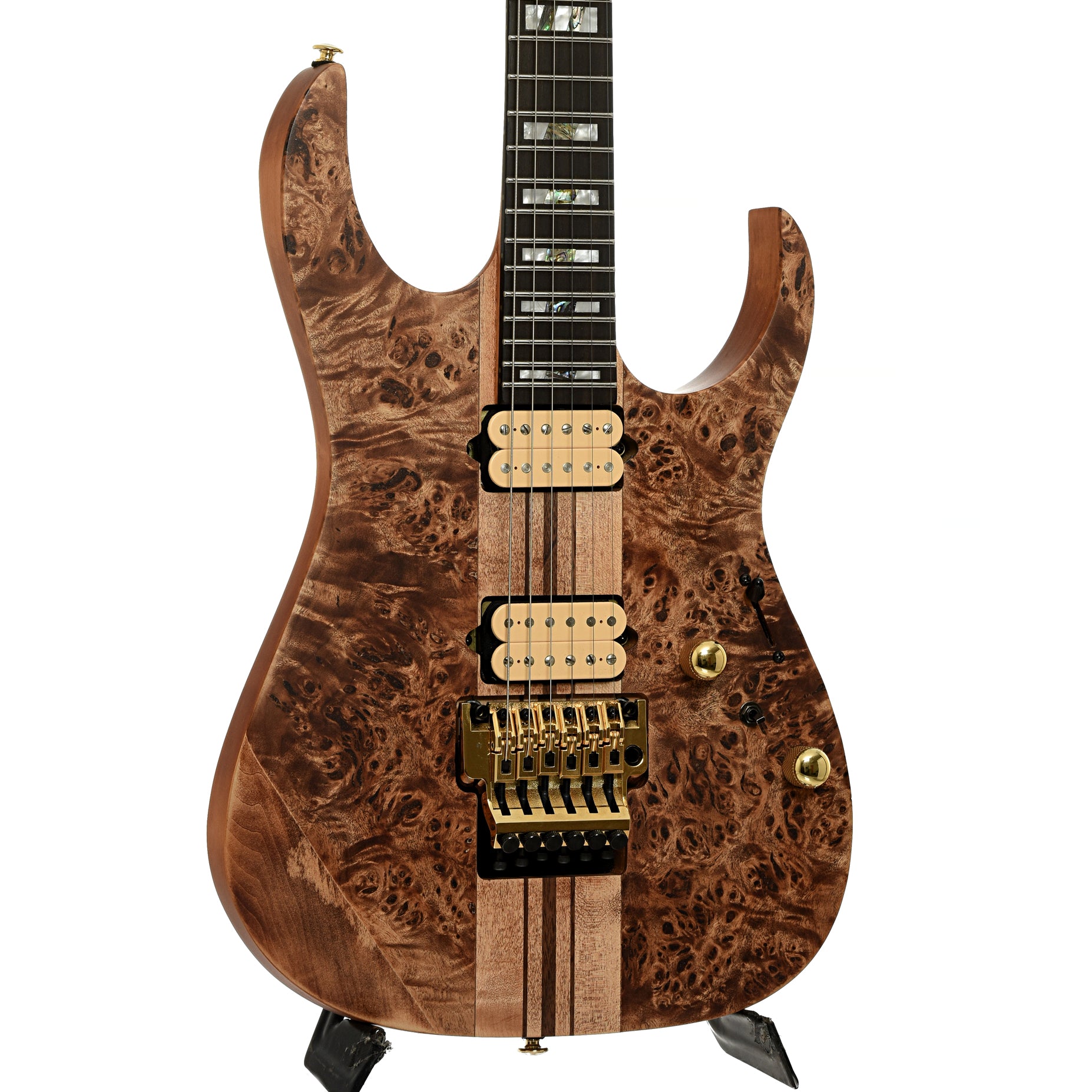 Front and side of Ibanez RGT1220PB Electric Guitar 