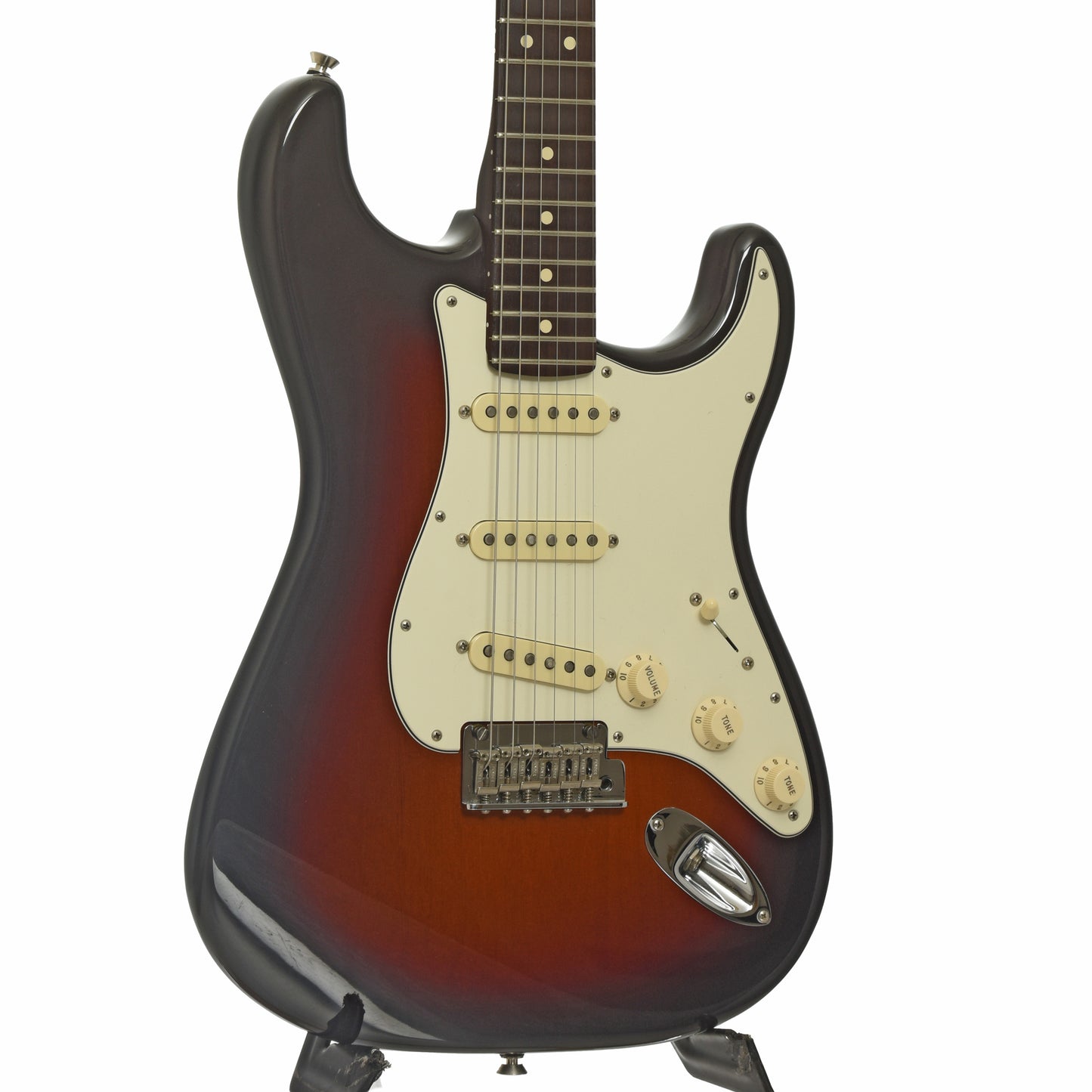 Front and side of Fender Limited Edition American Standard Stratocaster w/ Rosewood Neck Electric Guitar