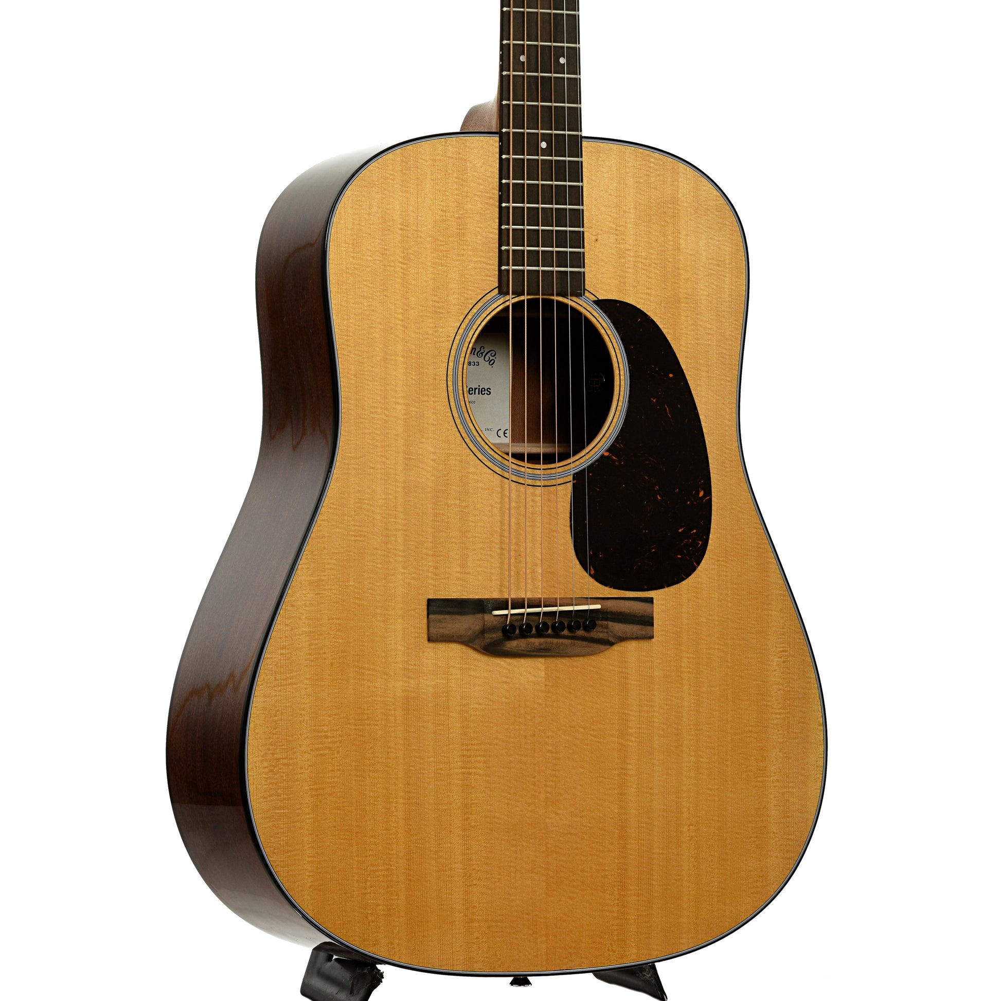 Front and side of Martin D-12E Retro Guitar