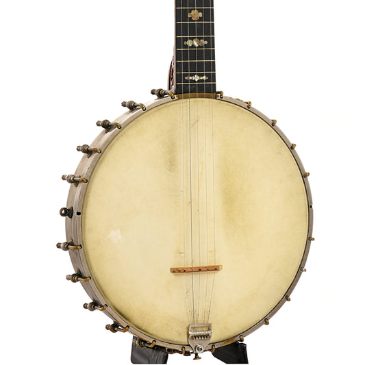 Front and side of  c.1910 Washburn Model 1135 Open Back Banjo