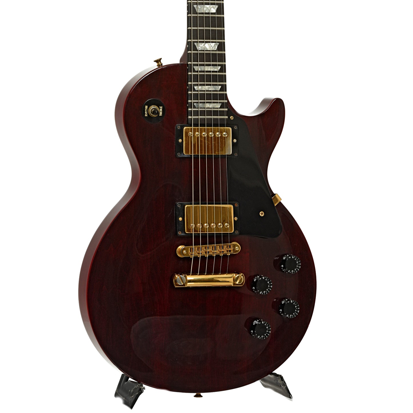 Front and side of Gibson Les Paul Studio Electric Guitar