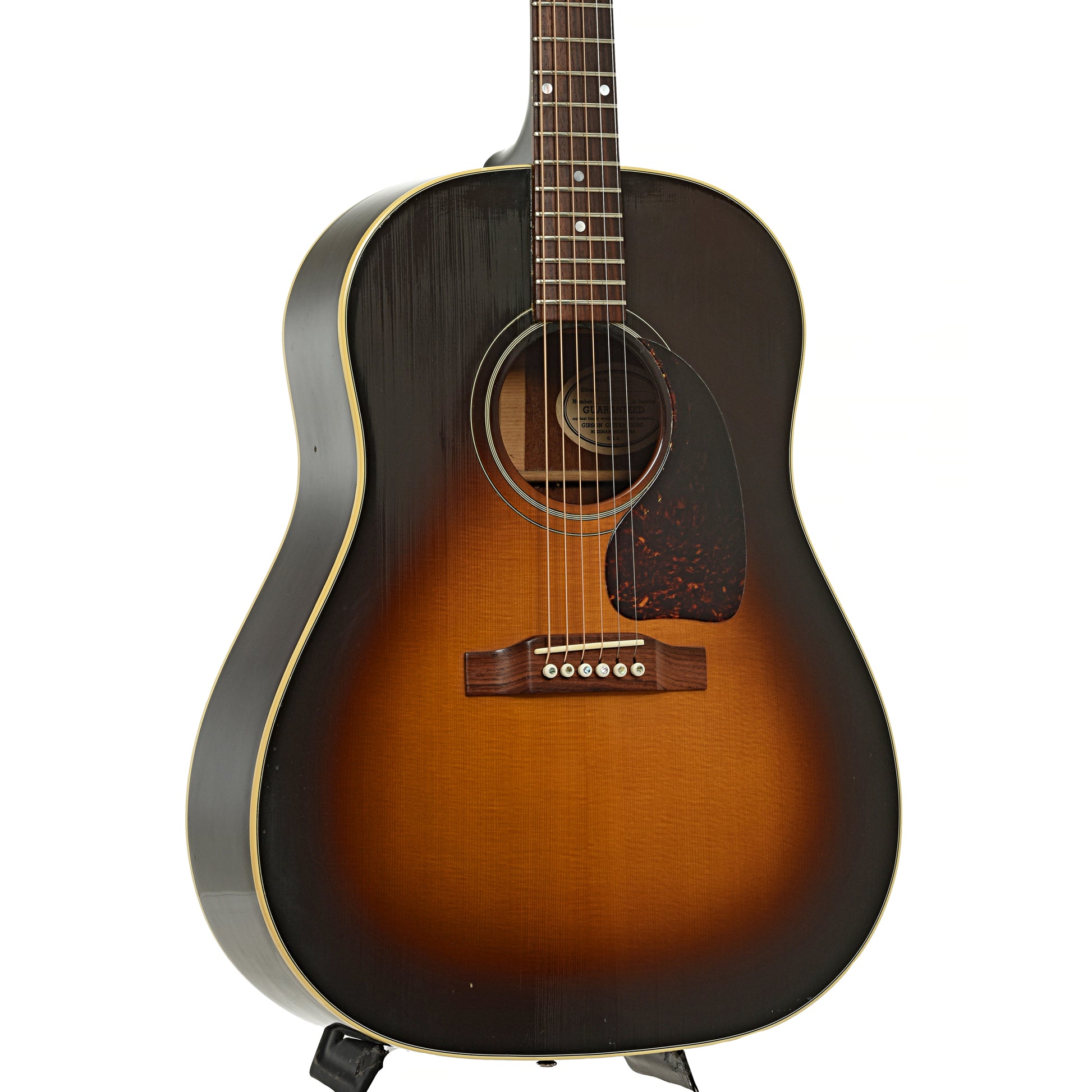 Front and side of Gibson J-45 Acoustic Guitar