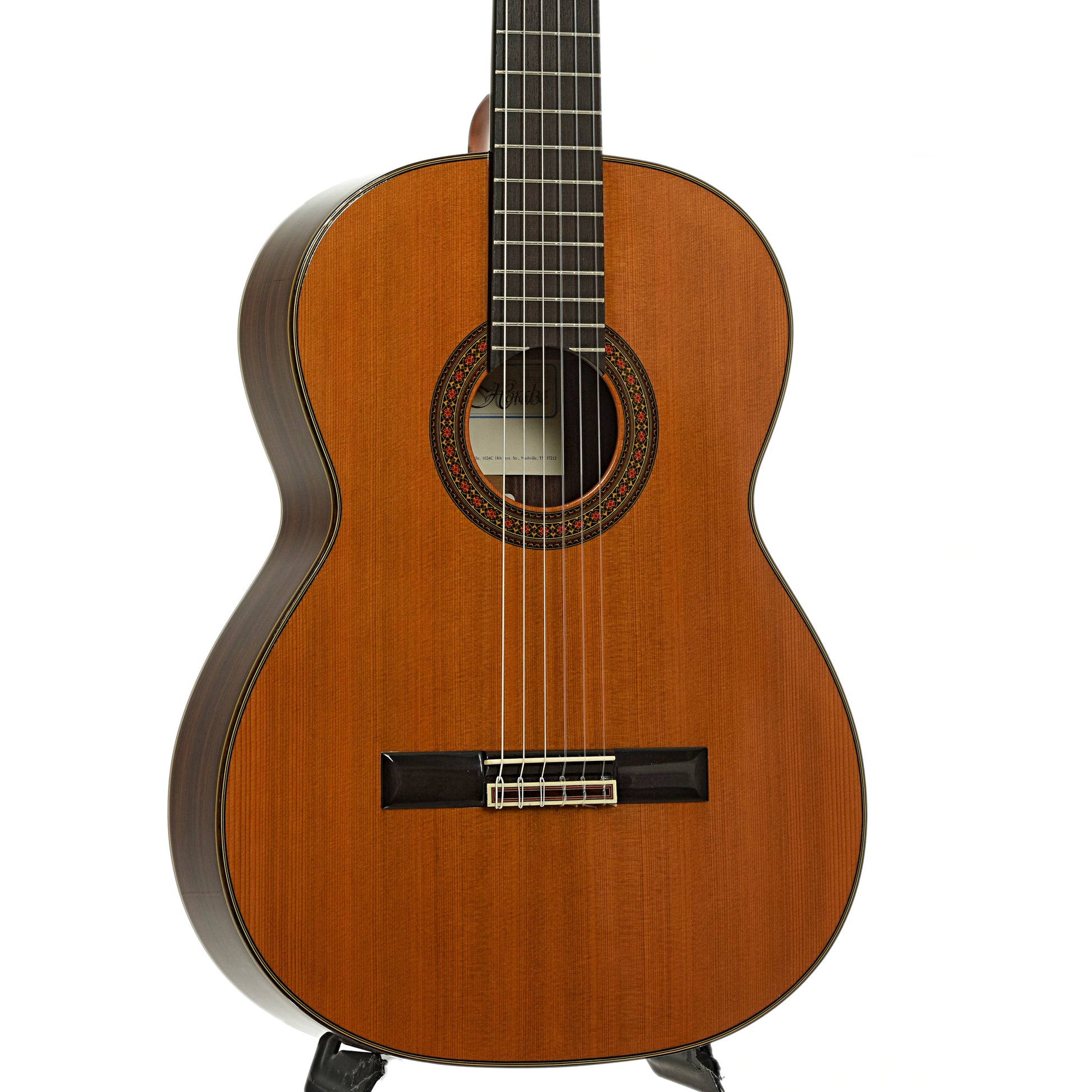Front and side of Horabe Model 40 Classical Guitar