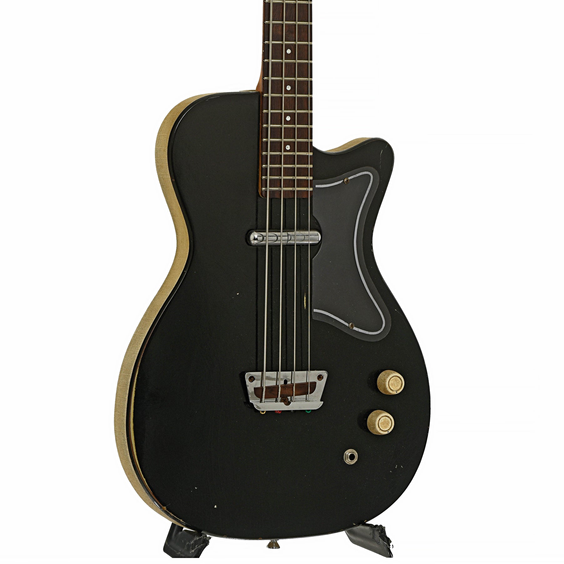 Front and side of Silvertone Model 1444 4-String Electric Bass