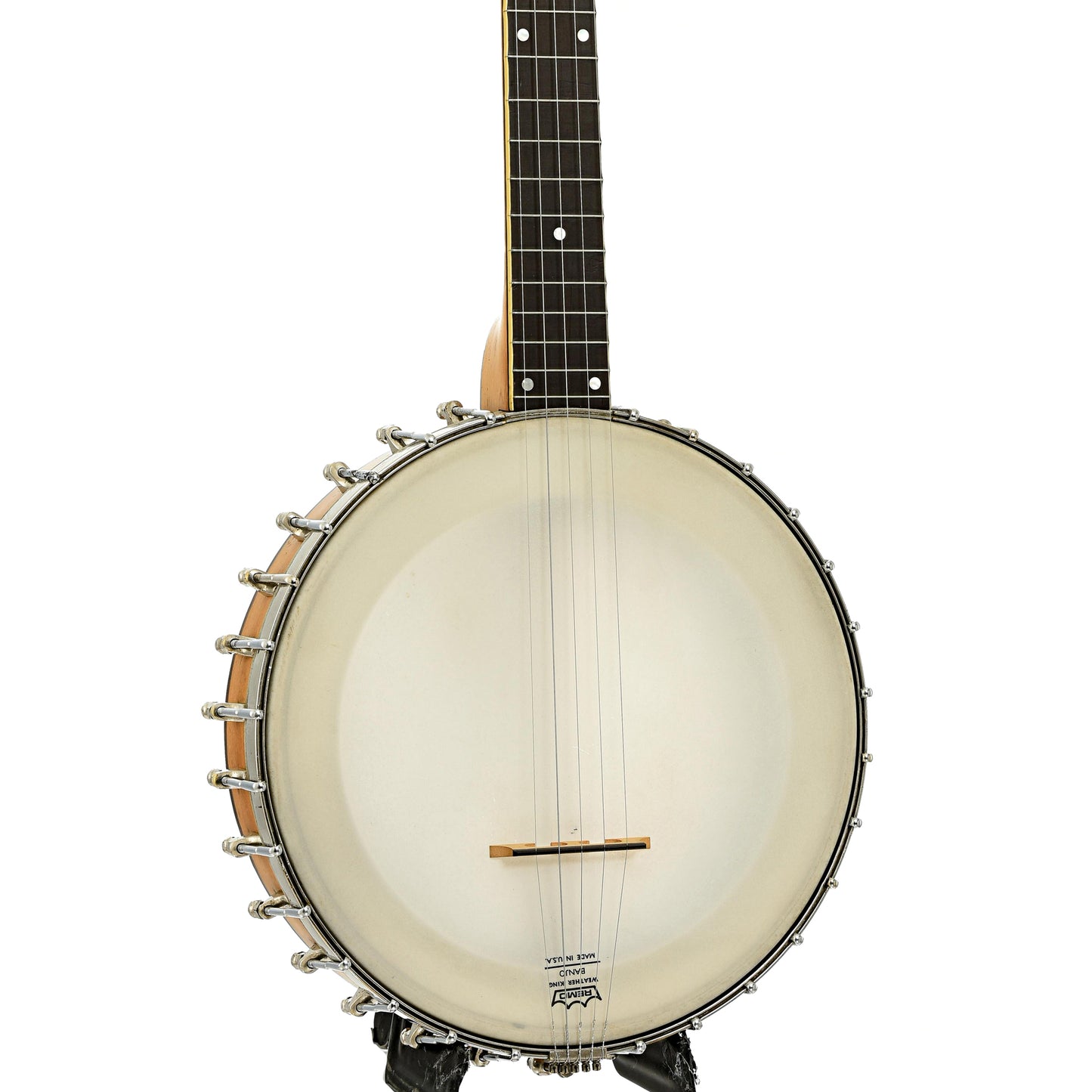 Front and side of Bacon Professional FF Open Back Banjo