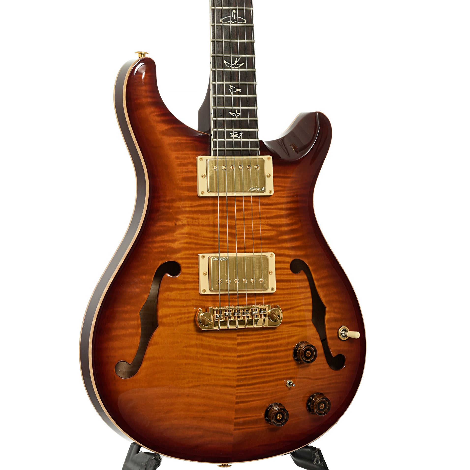 Front and side of PRS Hollowbody II Electric Guitar                                                                                                                    