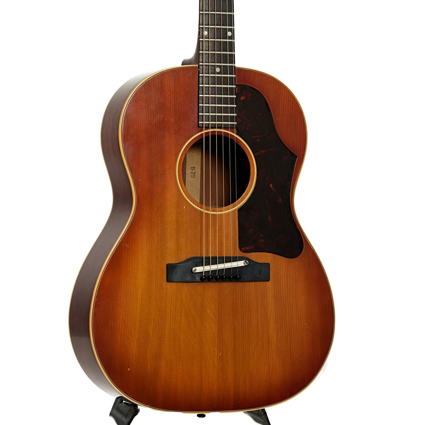 Front and side of Gibson B-25 Acoustic Guitar 
