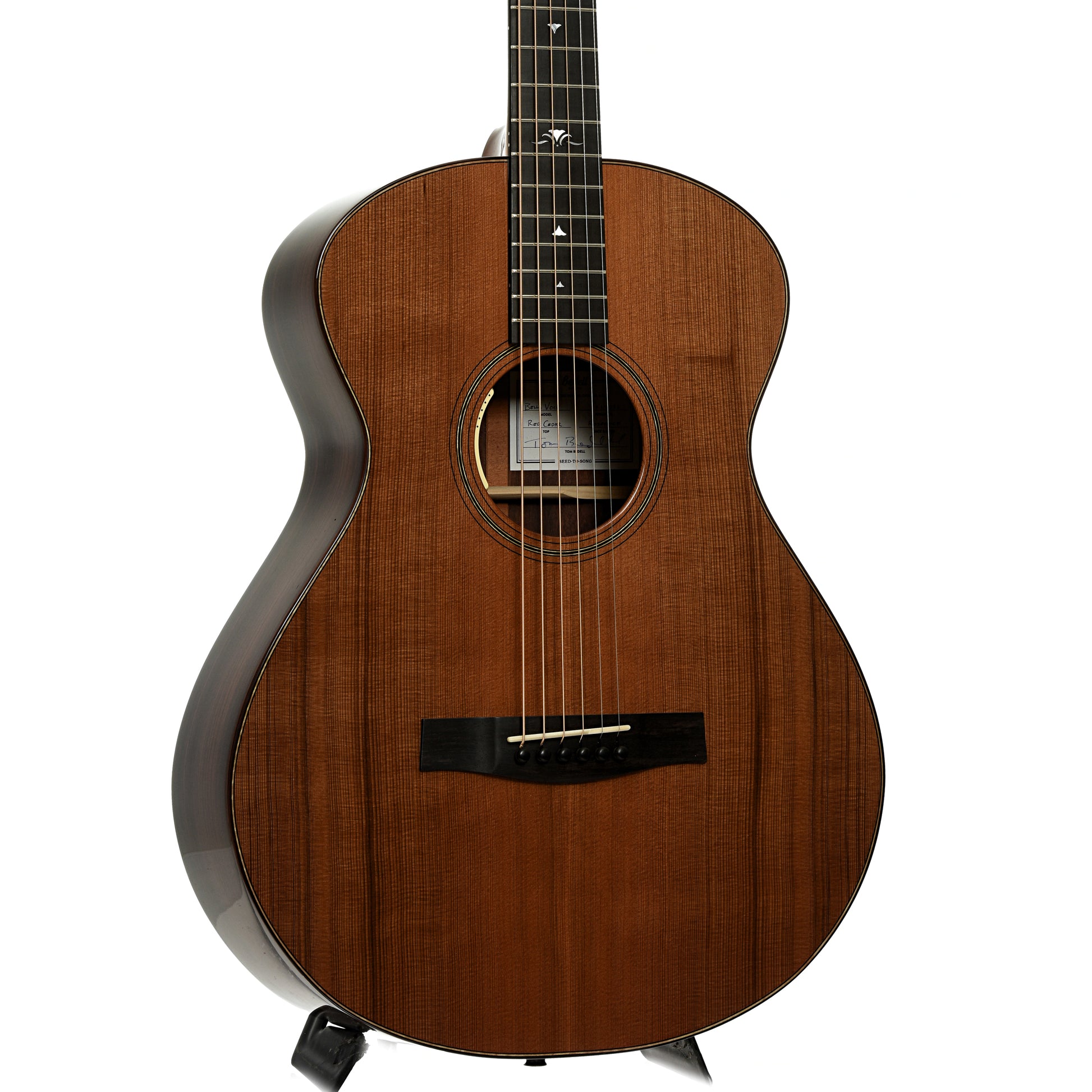 Front and side of Bedell Angelica Bella Voce Acoustic-Electric Guitar 