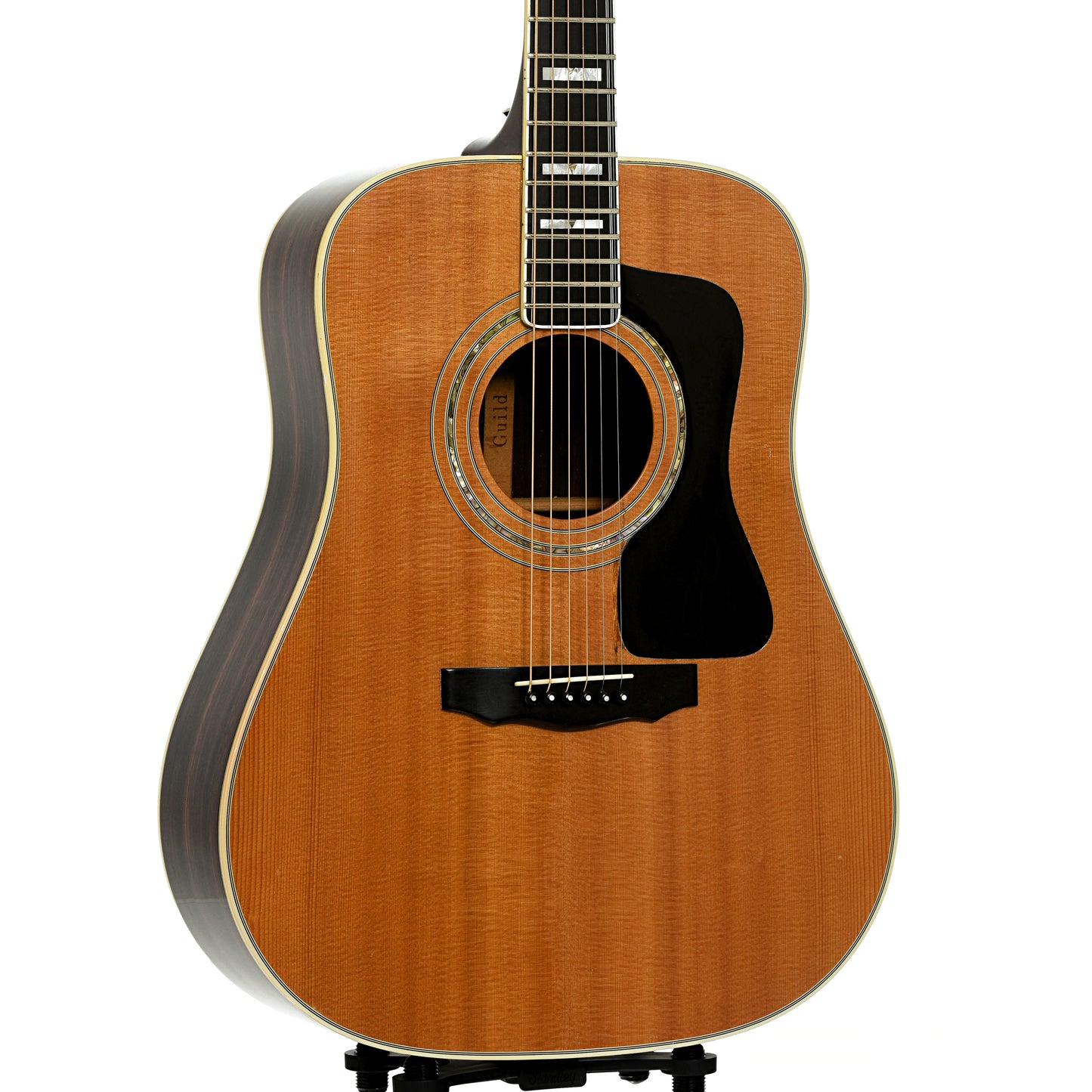 Front and side of Guild D-55 Acoustic Guitar