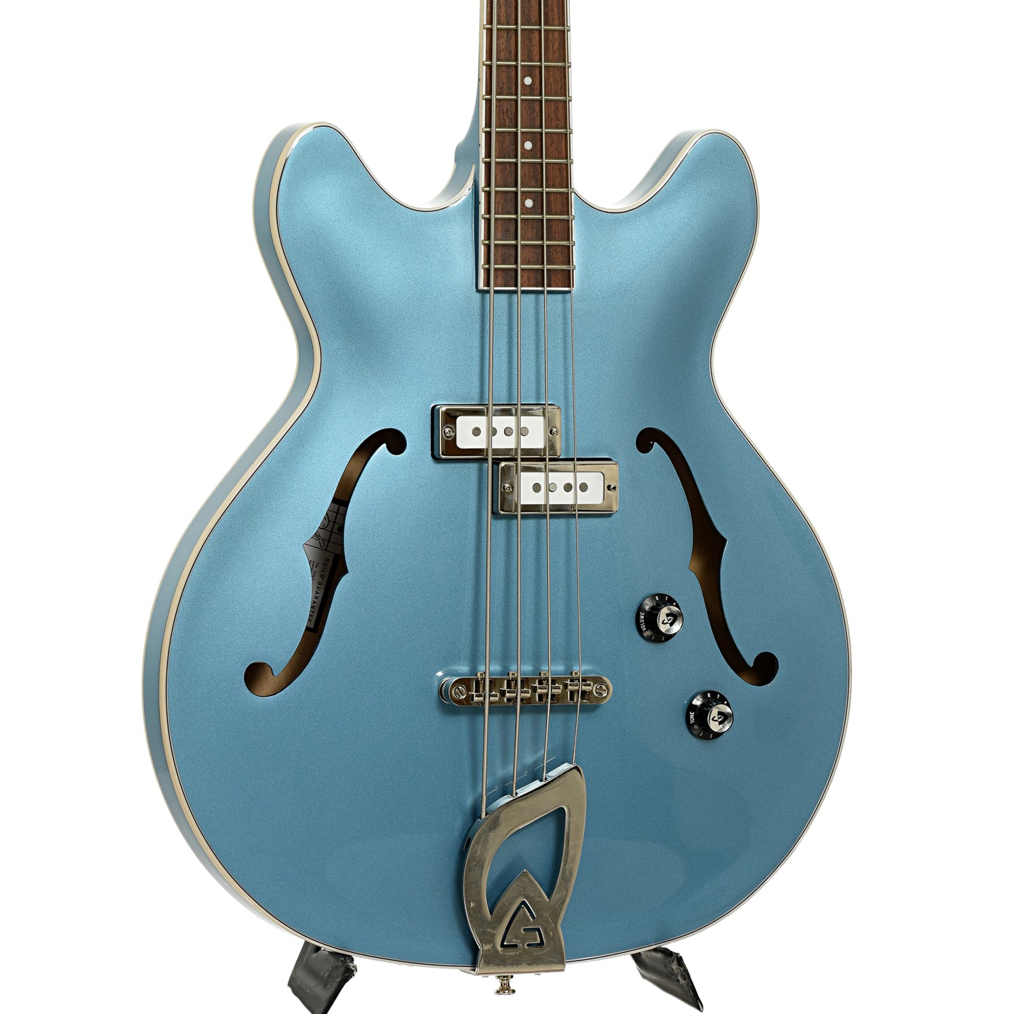 Front and side of Guild Starfire 1 Semi-hollow Electric Bass