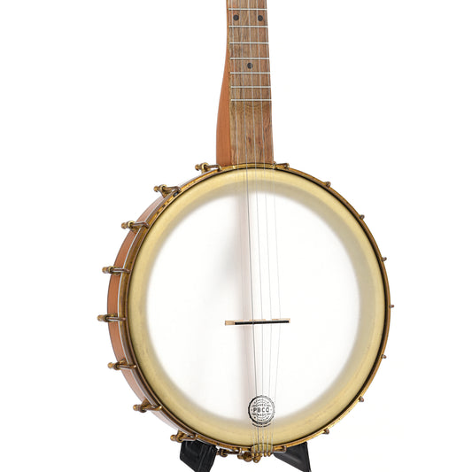 Front and side of Pisgah Dobson Open Back Banjo (c.2016)