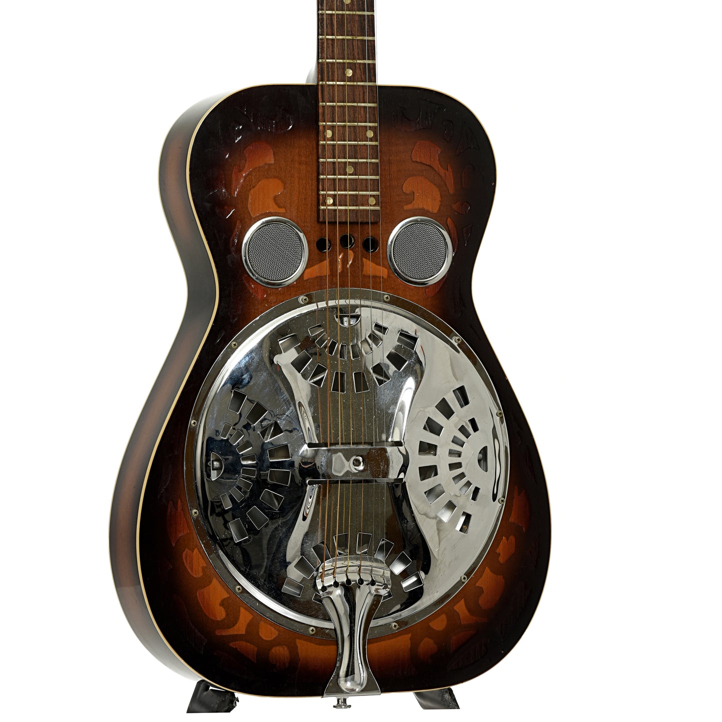 Front and side of Dobro Model 66 Resonator Guitar 