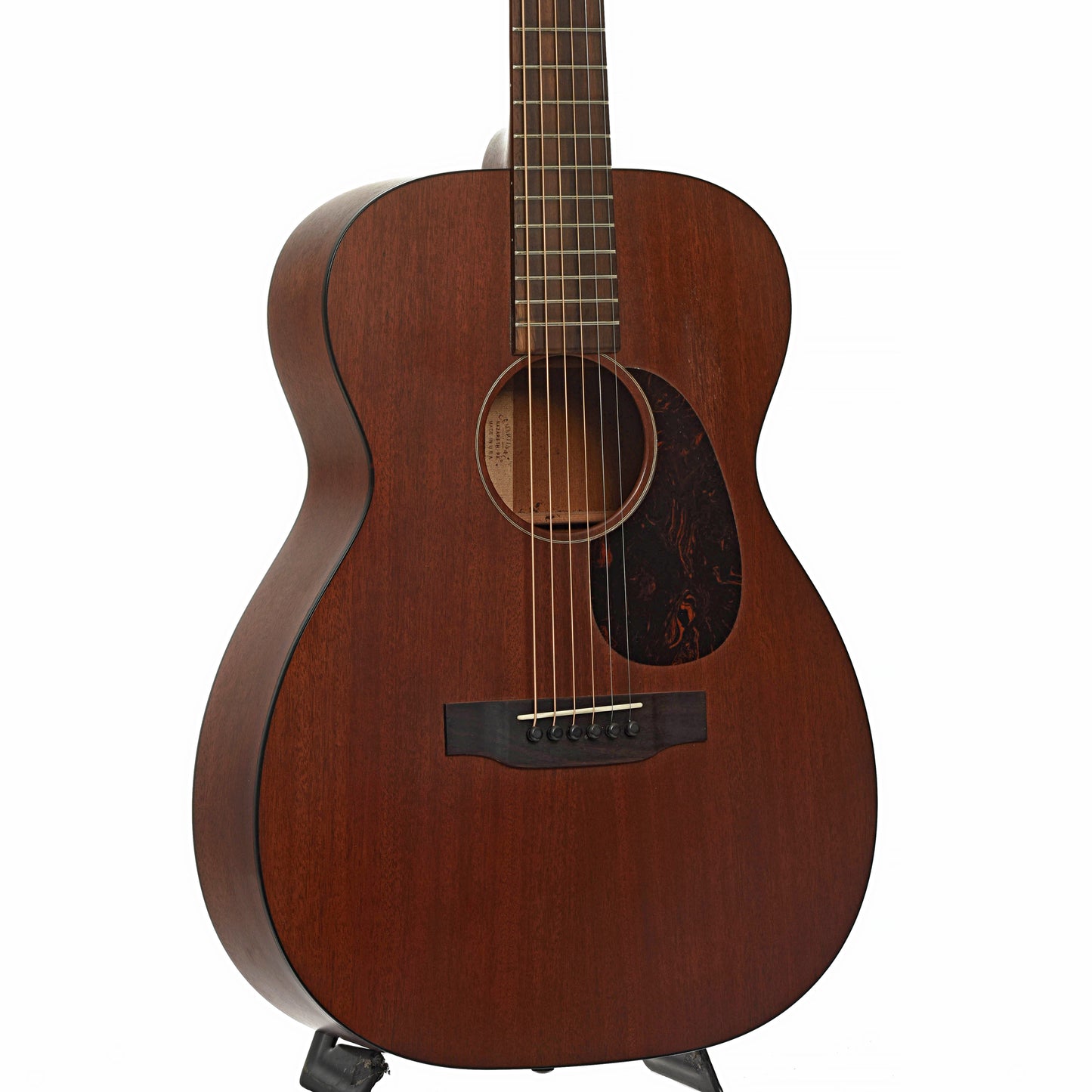 Front and side of Martin 00-15M Custom Acoustic Guitar 