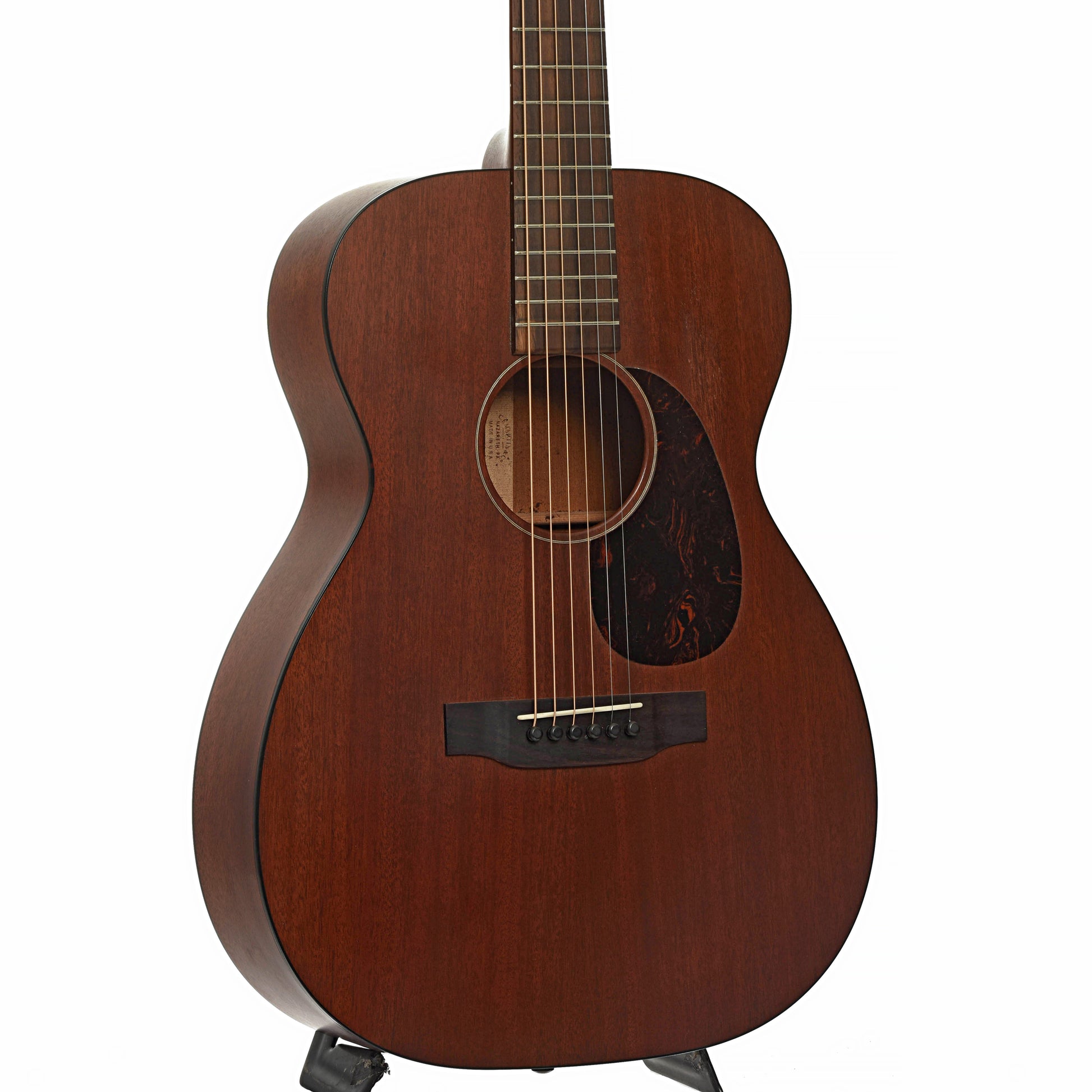 Front and side of Martin 00-15M Custom Acoustic Guitar 