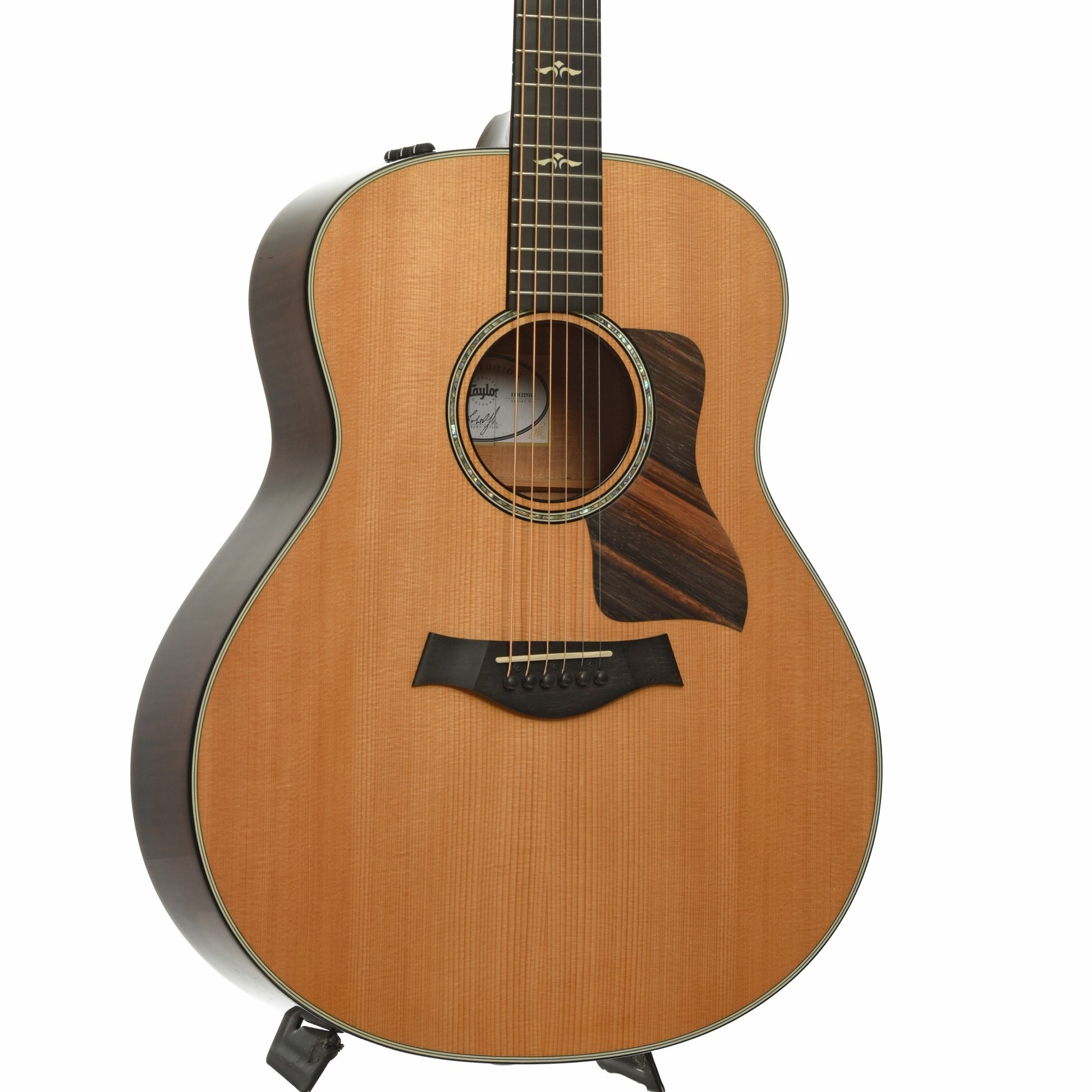 Front and side of Taylor 618E Acoustic-Electric Guitar   