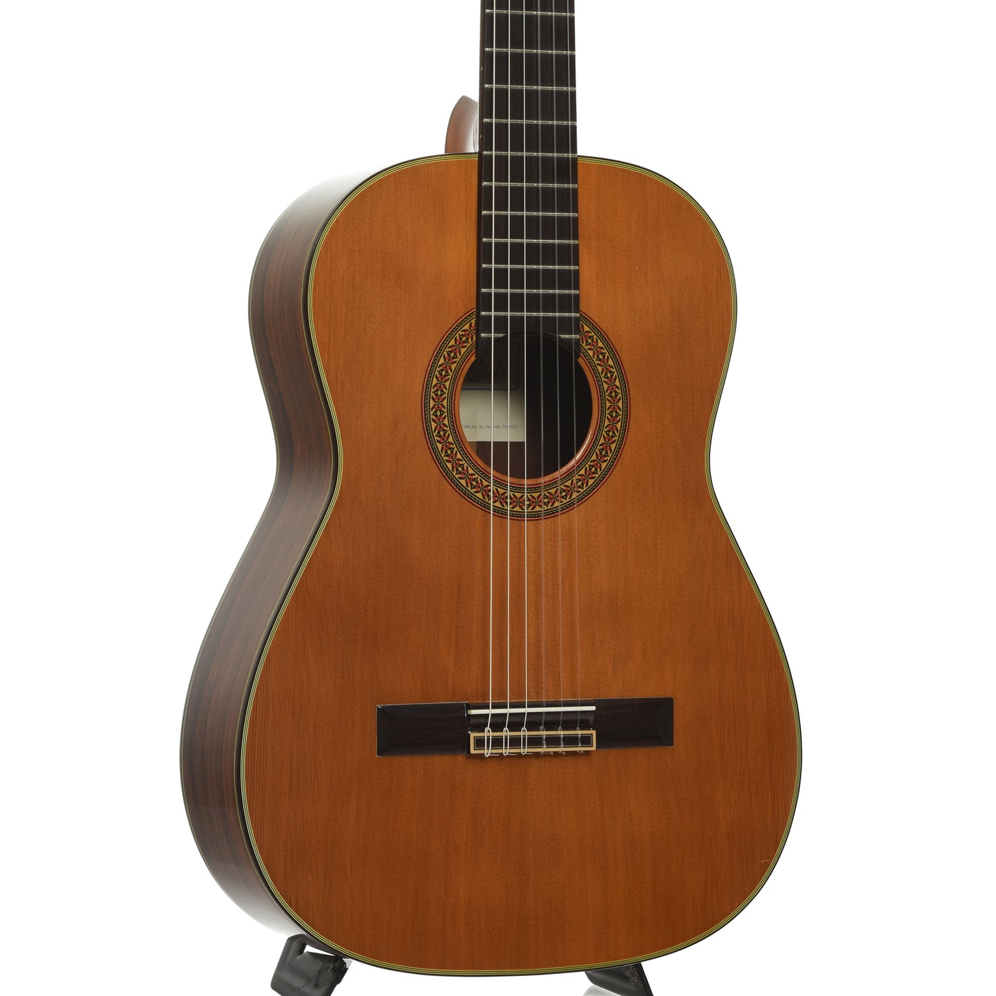 Front and side of Horabe Model 25 Classical Guitar