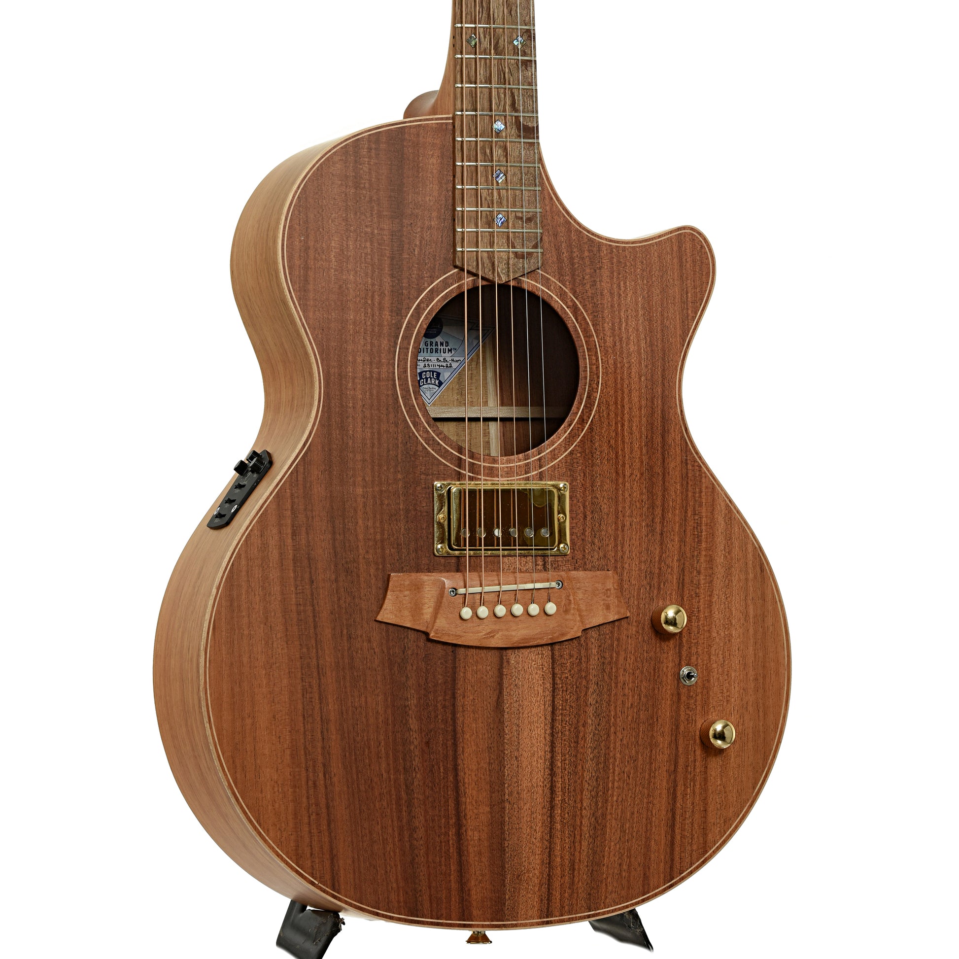 Front and side of Cole Clark AN2EC Angel 2 Acoustic-Electric Guitar