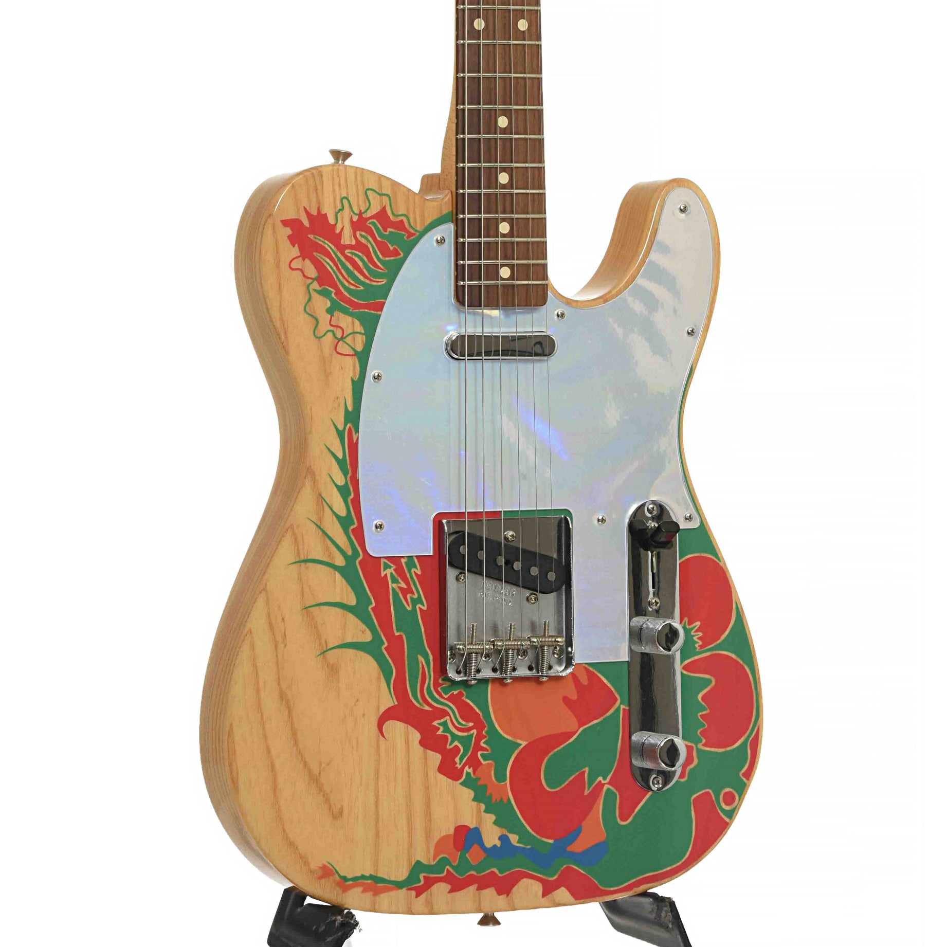 Front and side of Fender Jimmy Page Telecaster