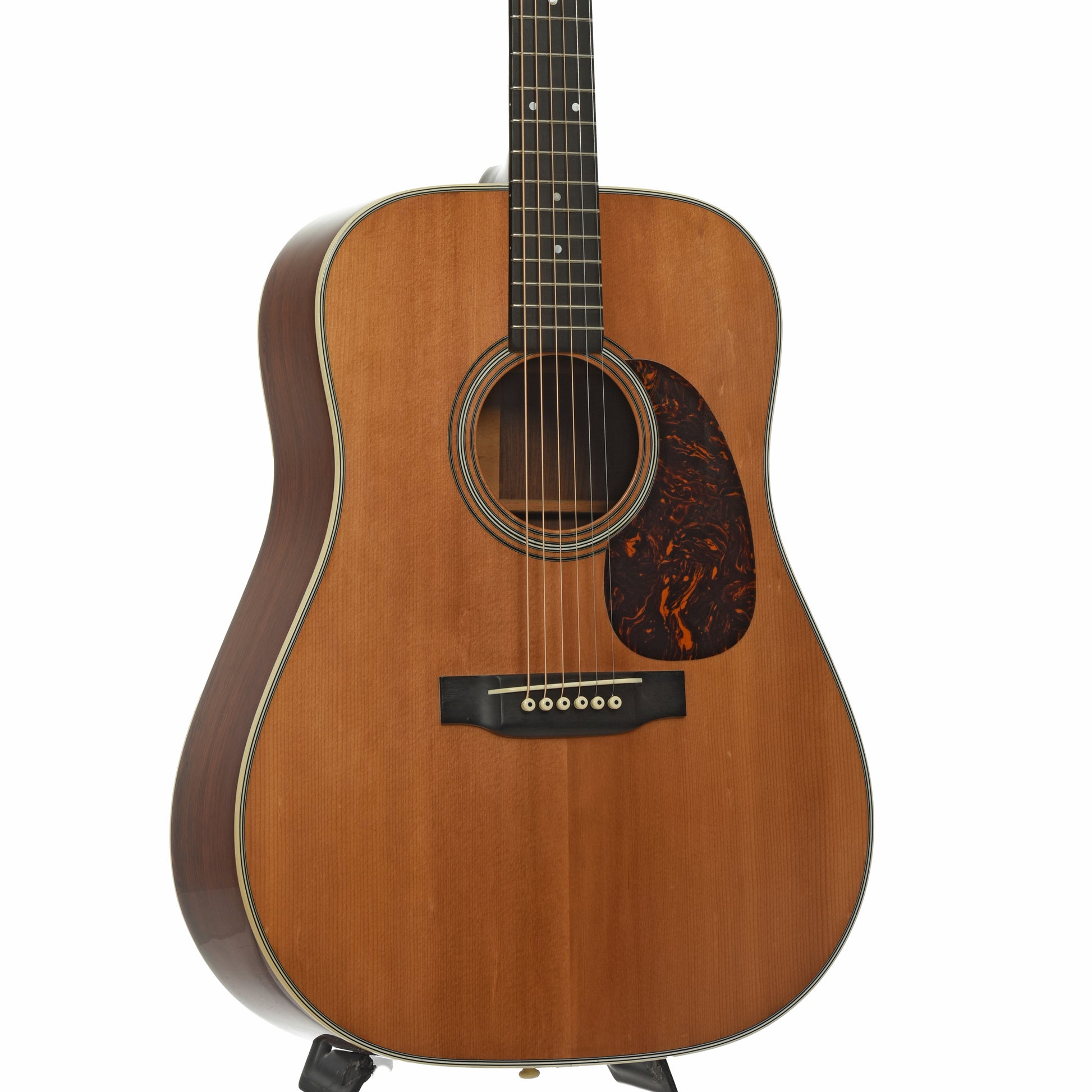 Front and side of Martin D-28 Acoustic Guitar