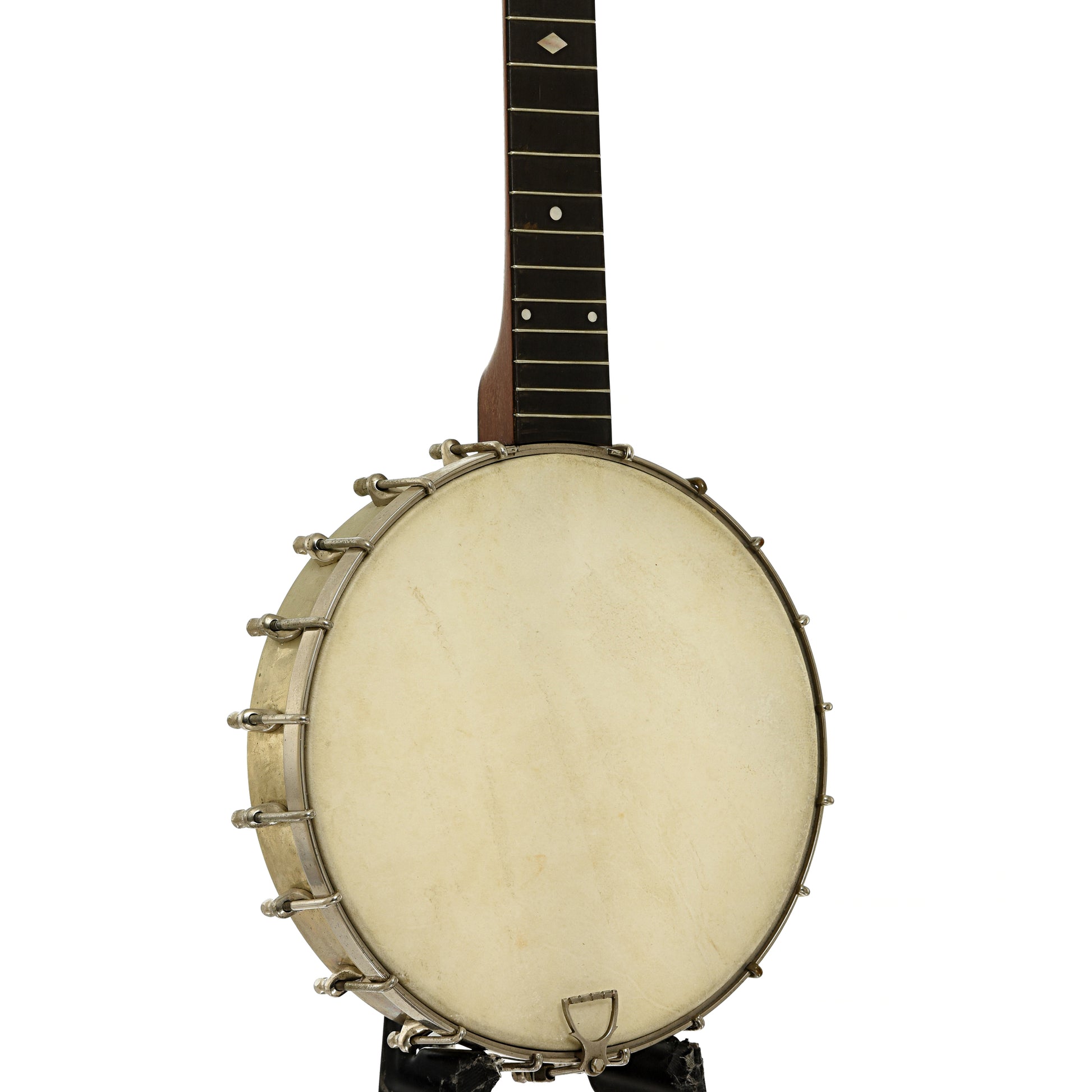 Front  and side of S.S. Stewart American Princess  No. 1 Openback Banjo