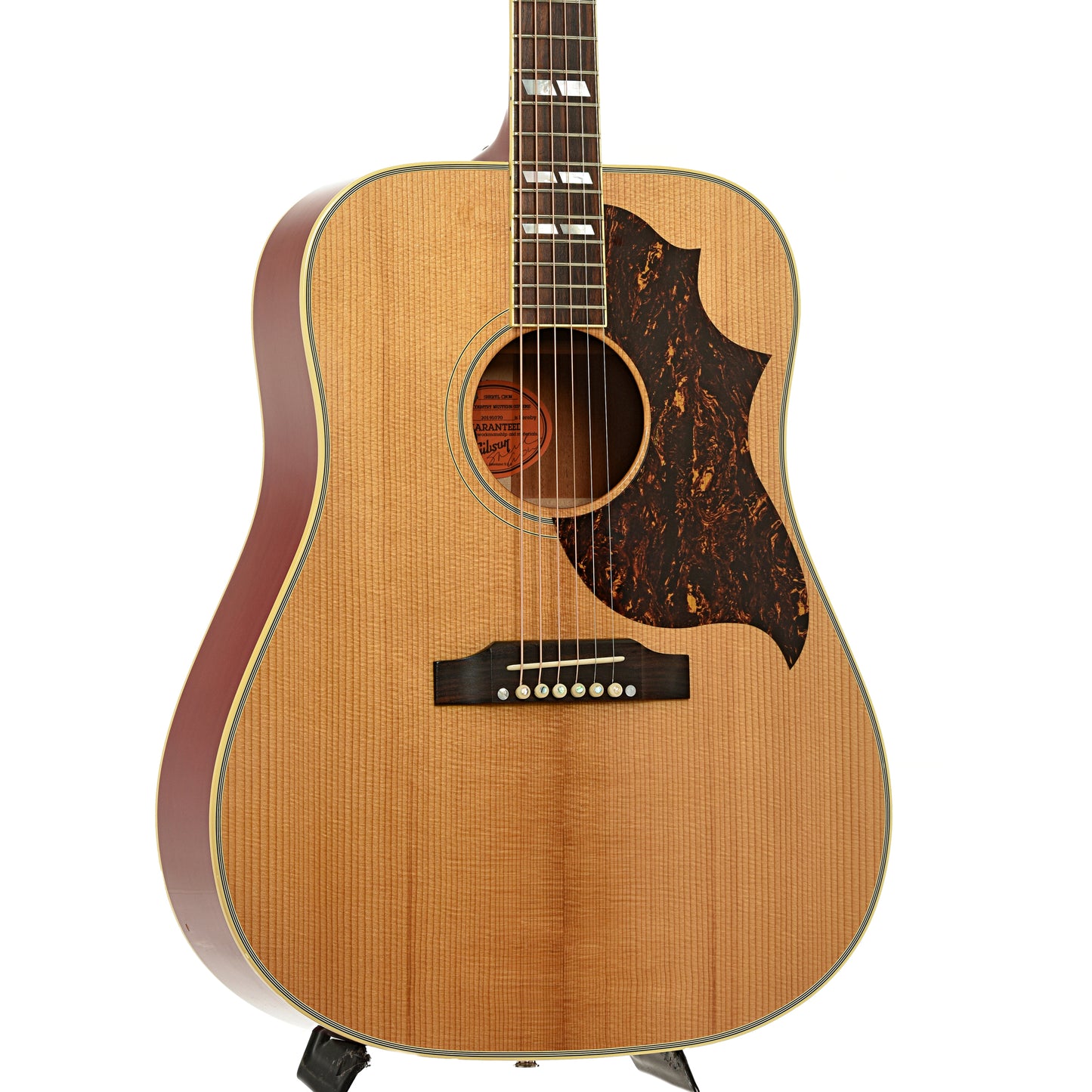 Front and side of Gibson Sheryl Crow Country Western Supreme Acoustic Guitar 