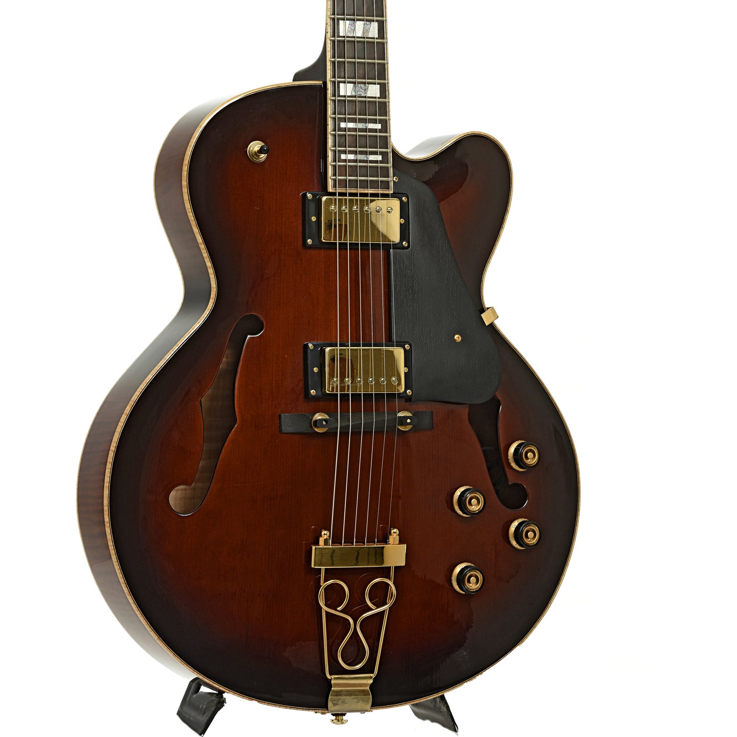 Front and side of Ibanez SJ300 DVS Hollowbody Electric Guitar