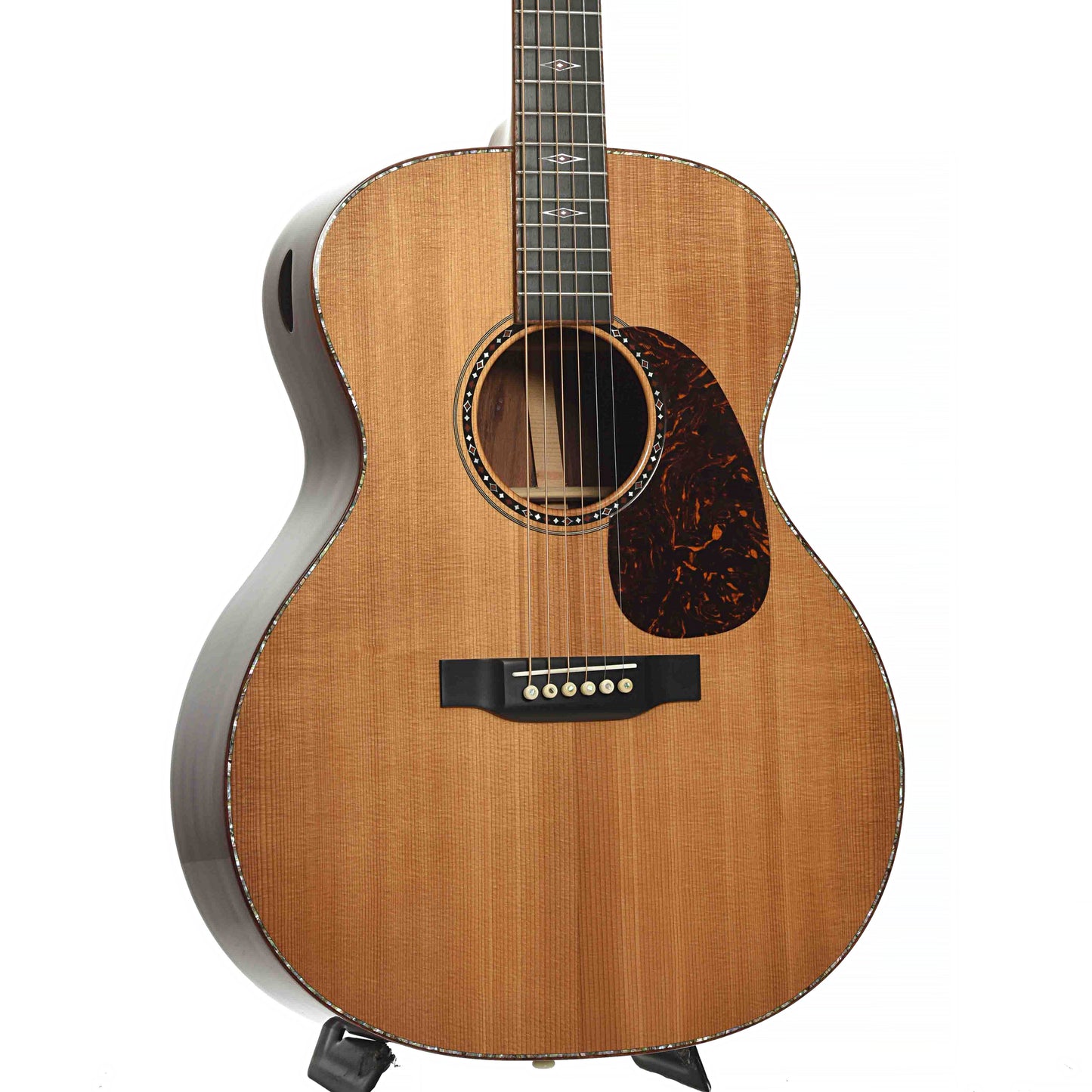 Front and side of Martin Custom Shop CS-GP-14 Guatemalan Rosewood