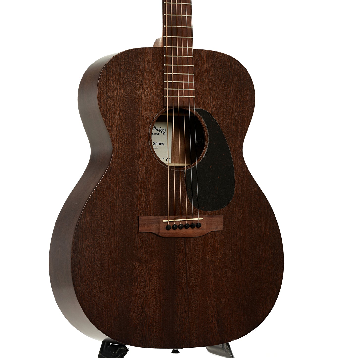 Frotn and side of Martin 000-10E Retro Sapele Guitar