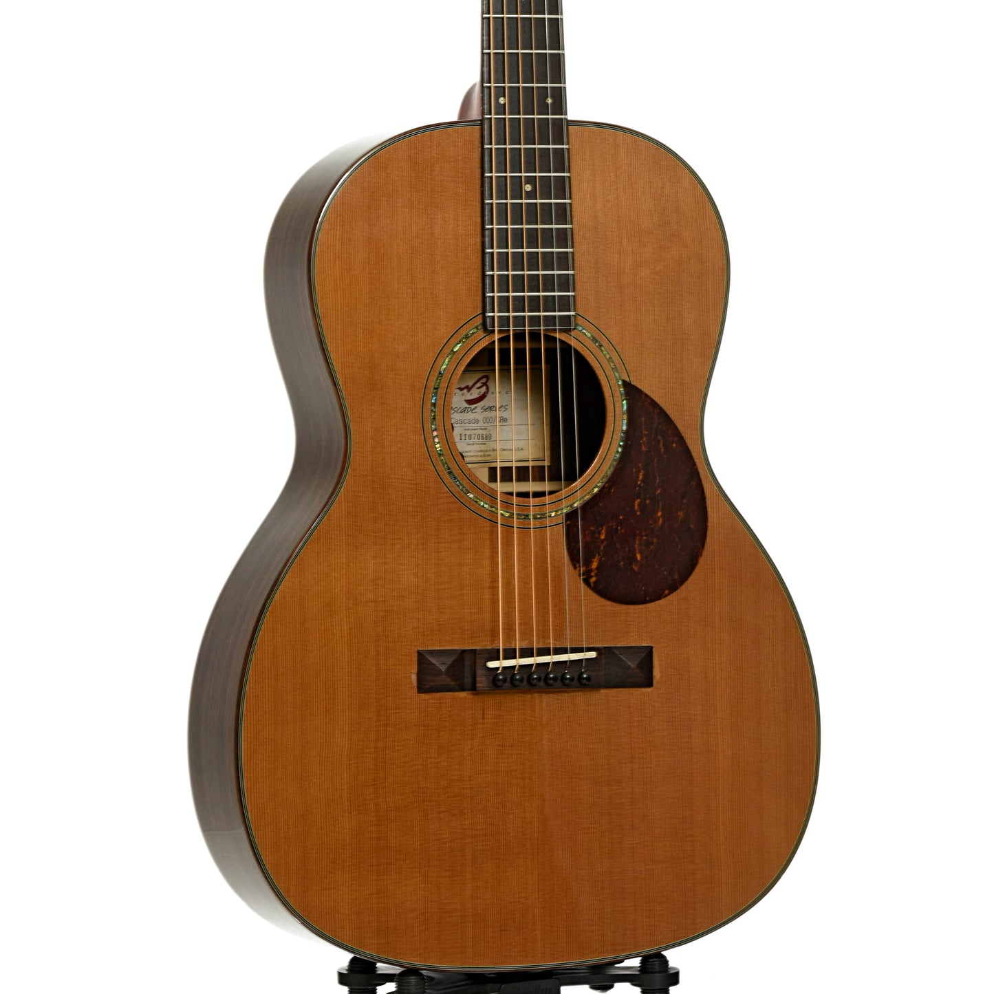 Front and side of Breedlove Cascade 000/CRE Acoustic-Electric Guitar