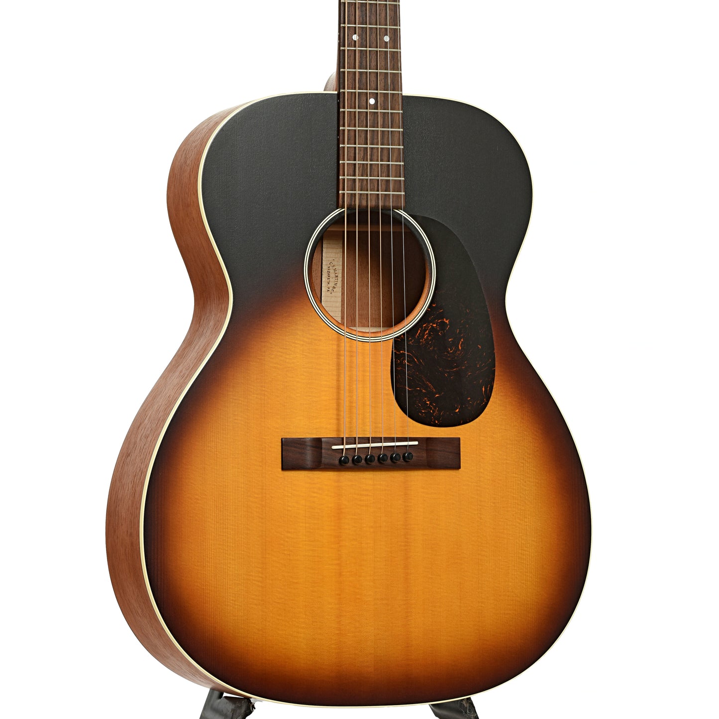 Front and side of Martin 000-17 Acoustic Guitar 