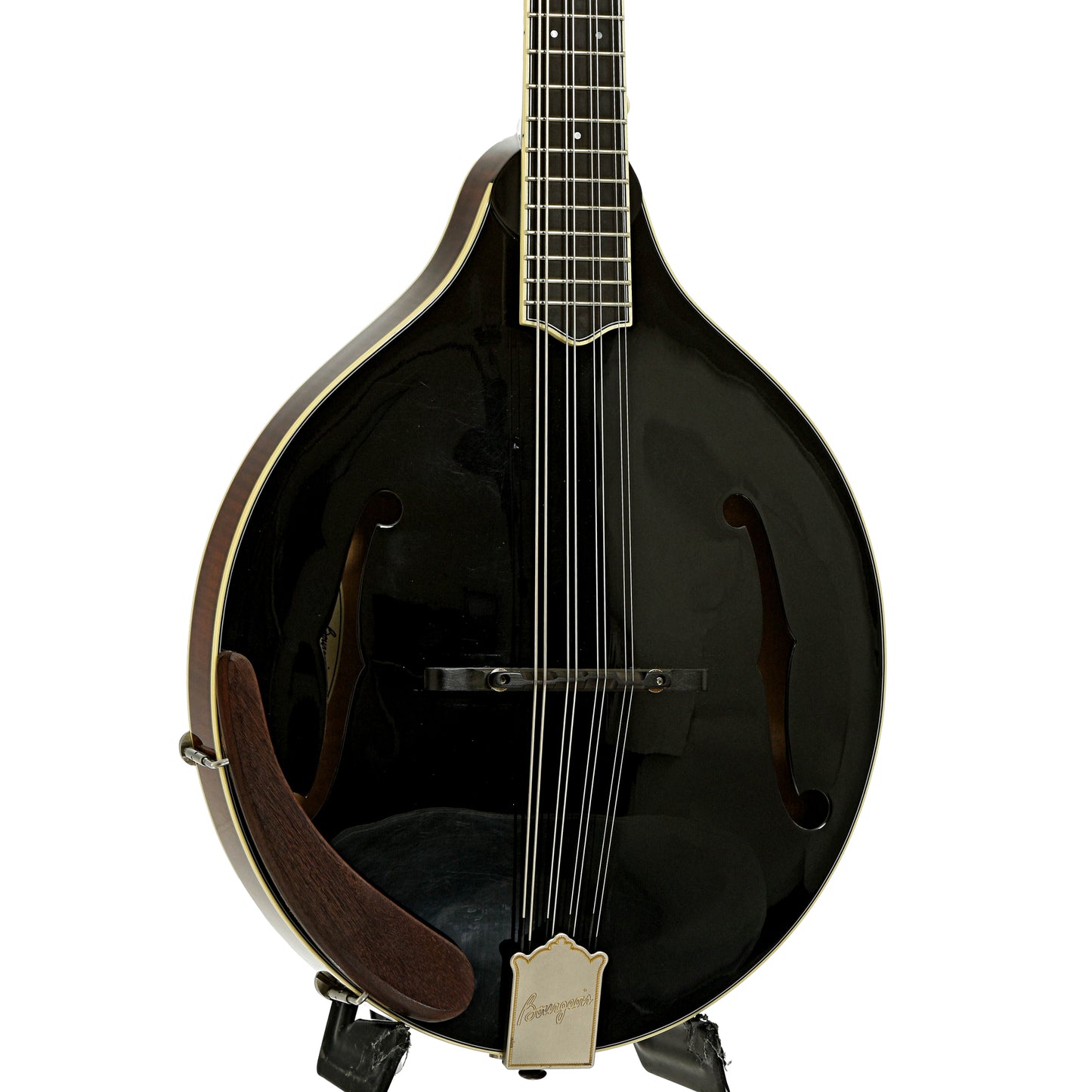 Front and side of Bourgeois MB-50-BT Octave Mandolin 