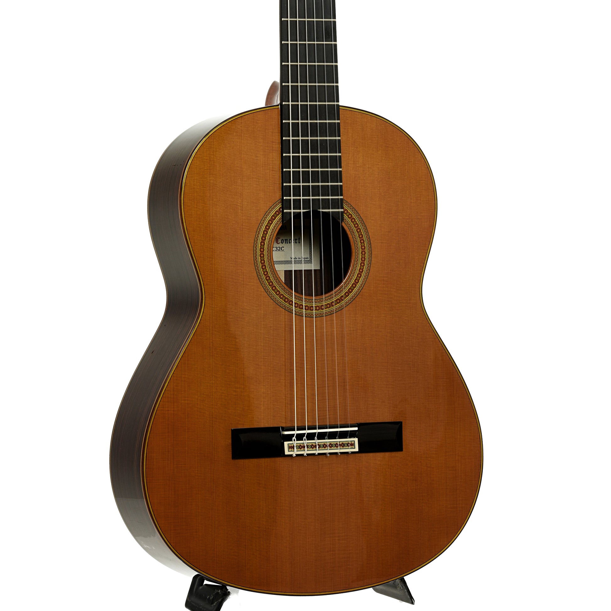 Front and side of Yamaha GC32C Classical Guitar