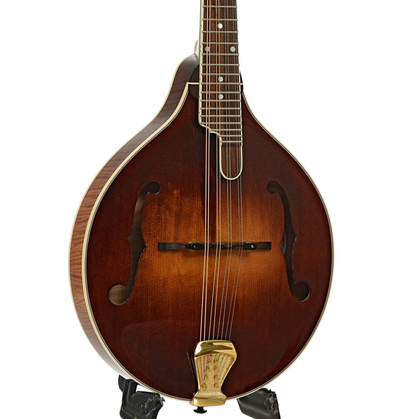Front and side of Prucha A5 Standard Mandolin