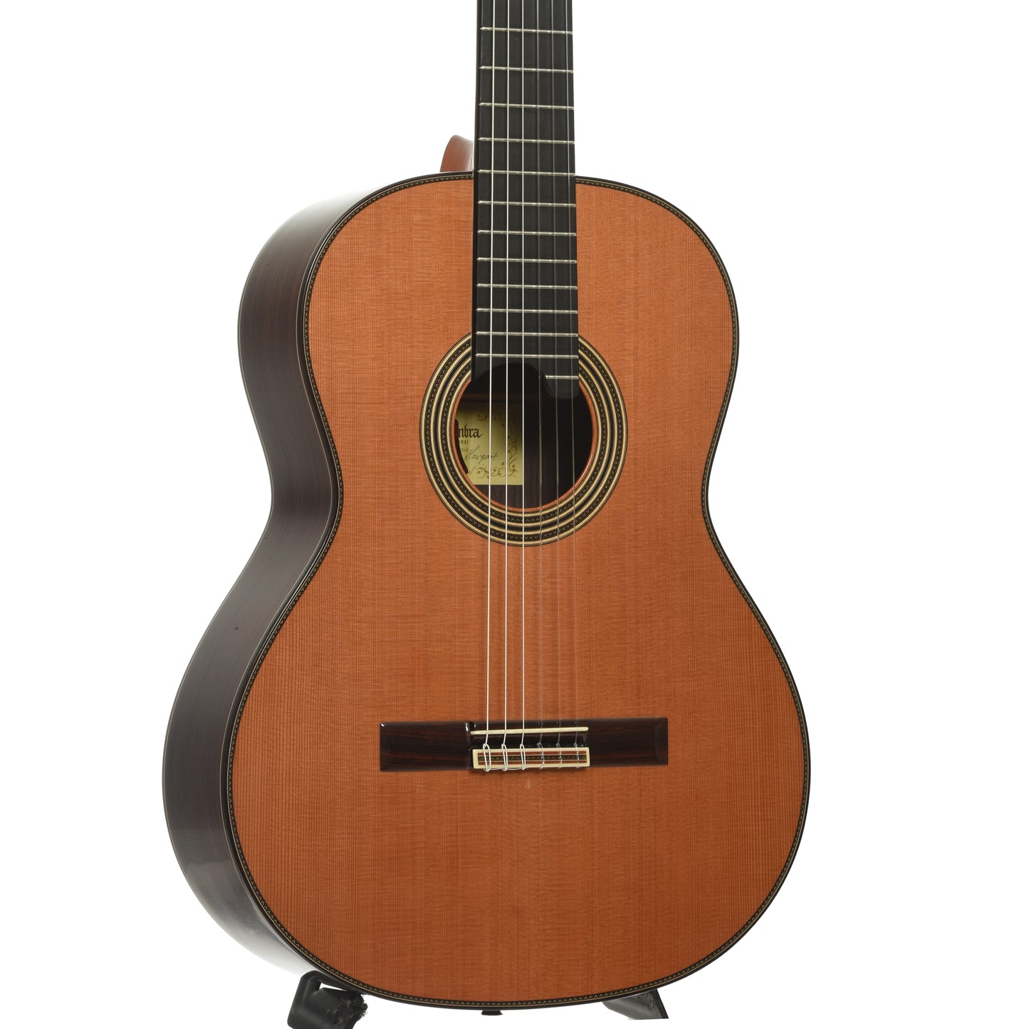 Front and side of Alhambra Linea Professional Classical Acoustic Guitar