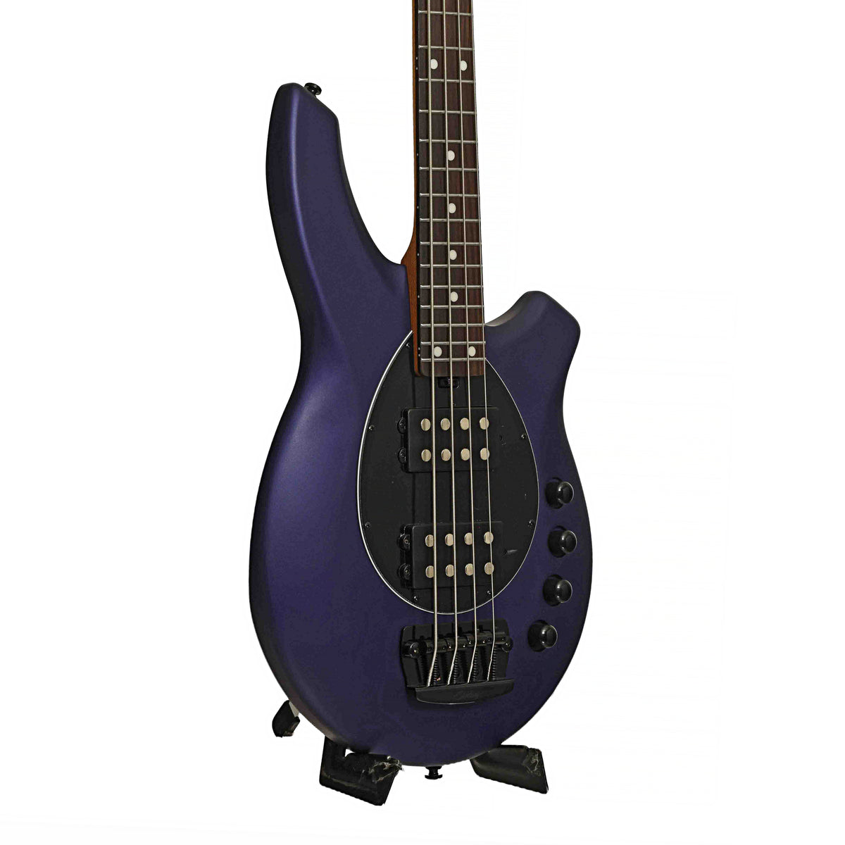 Sterling by Music Man Bongo Electric Bass Guitar, Firemist Purple Satin