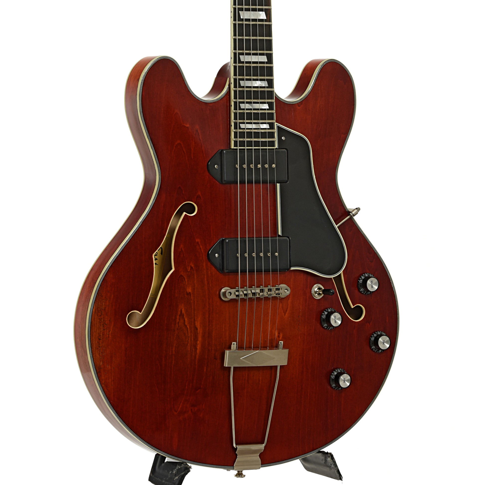 Front and side of Eastman T64/V-T Hollowbody Electric Guitar 