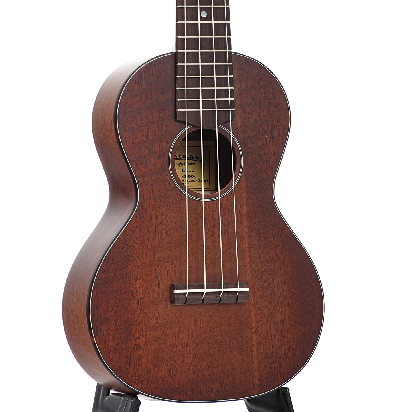 Front and side of Eastman EU1-C Concert Ukulele 