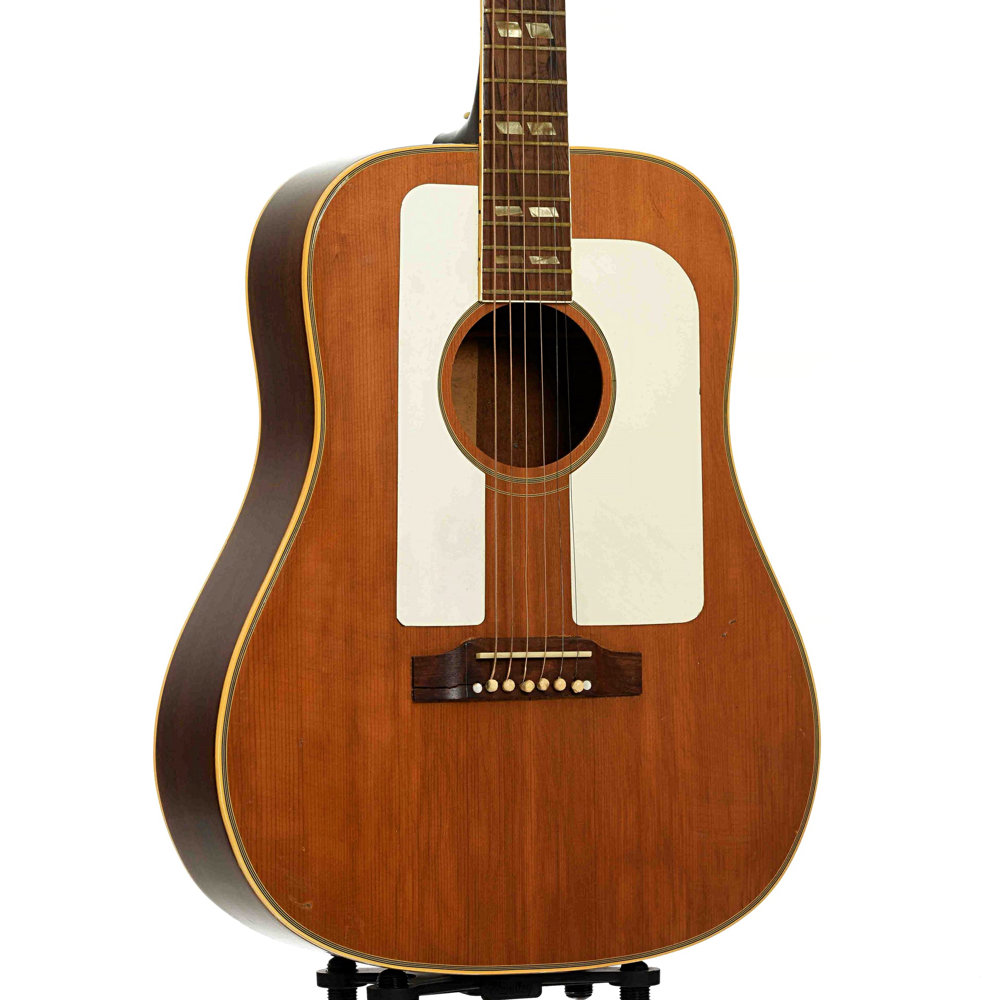 Front and side of Gibson FJN Folk Singer Jumbo Acoustic Guitar