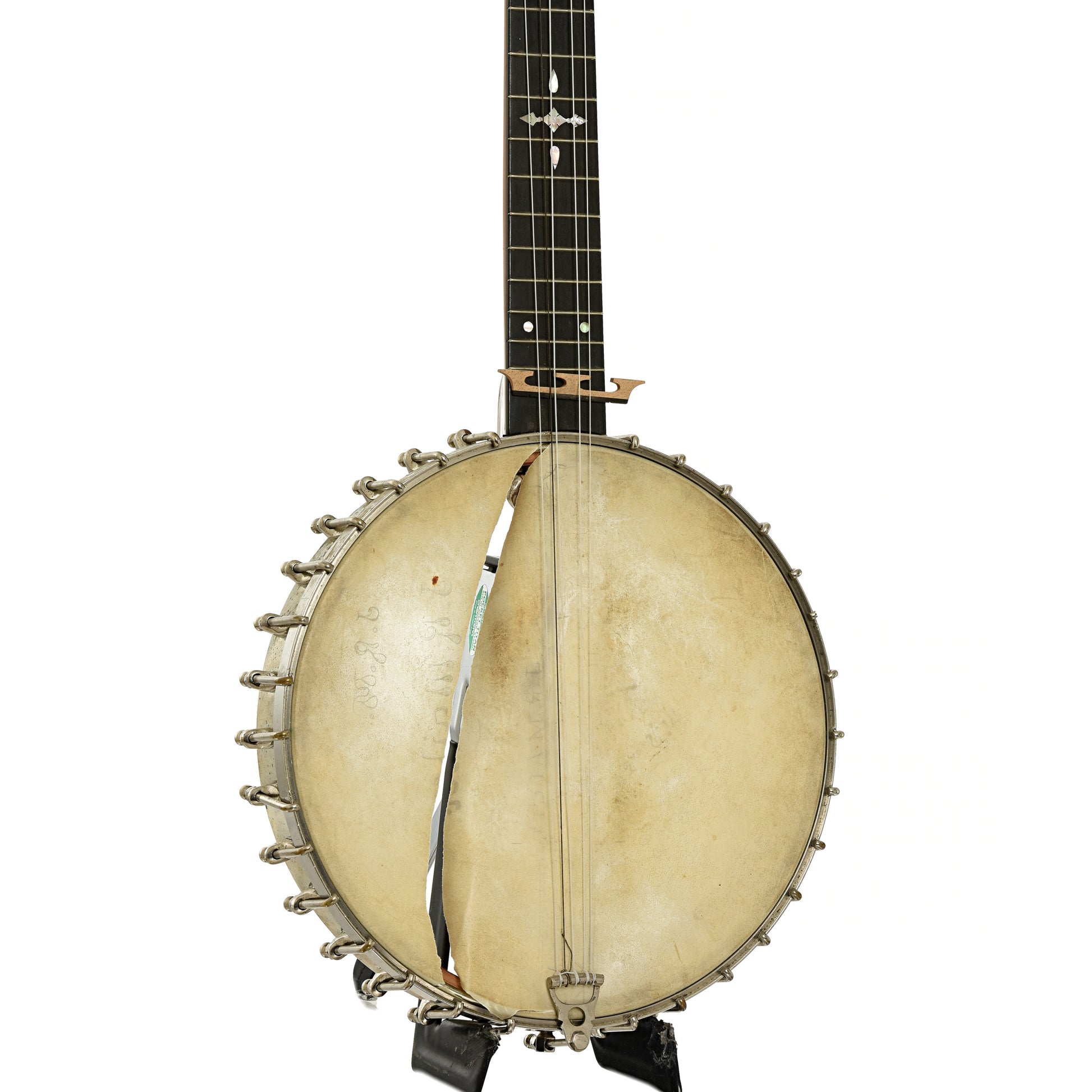 Front and side of Haynes Bay State Model 325 Open Back Banjo