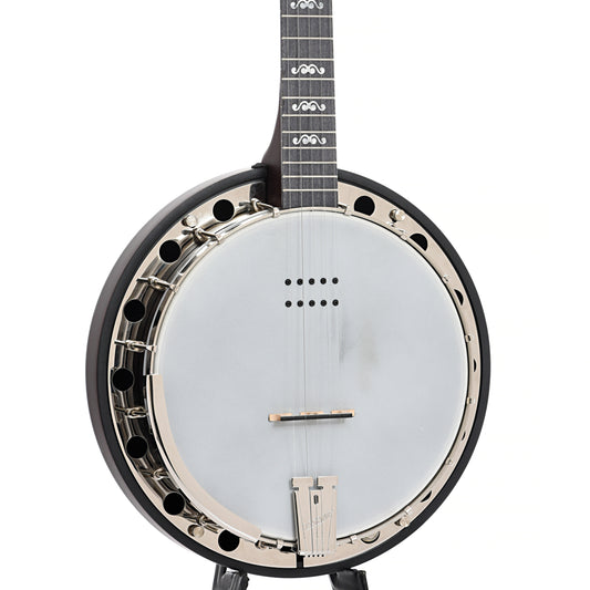 Front and side of Deering Artisan Goodtime Special Resonator Banjo