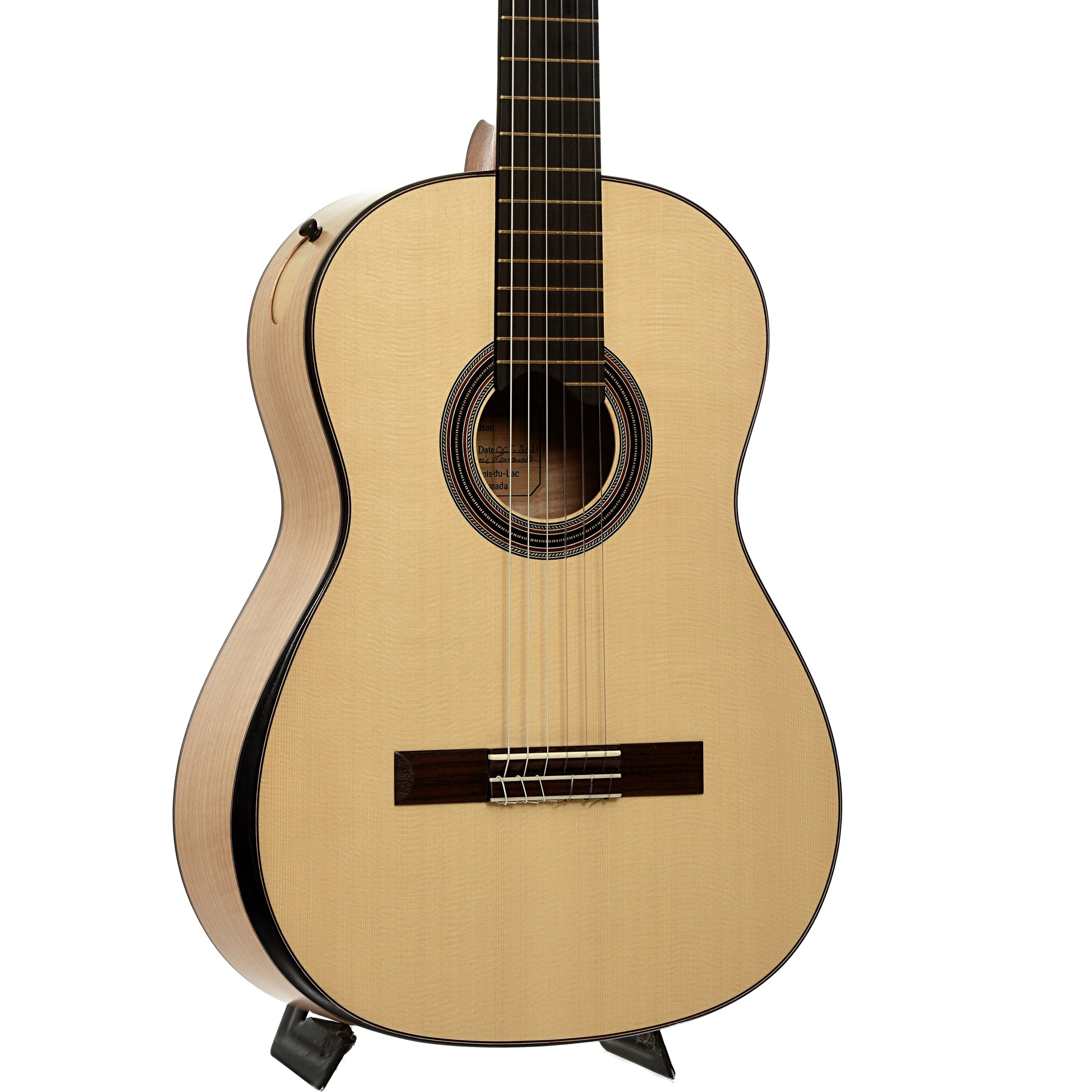 Front and side of Francois Laramee Classical Acoustic Guitar