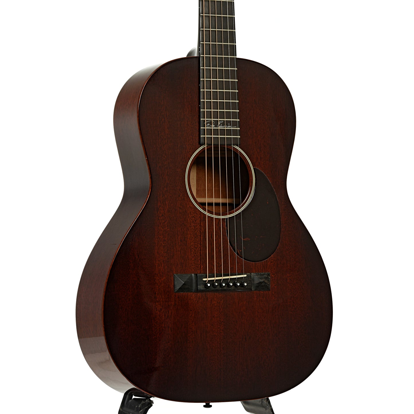 Front and side of Santa Cruz 00-DE Acoustic Guitar 