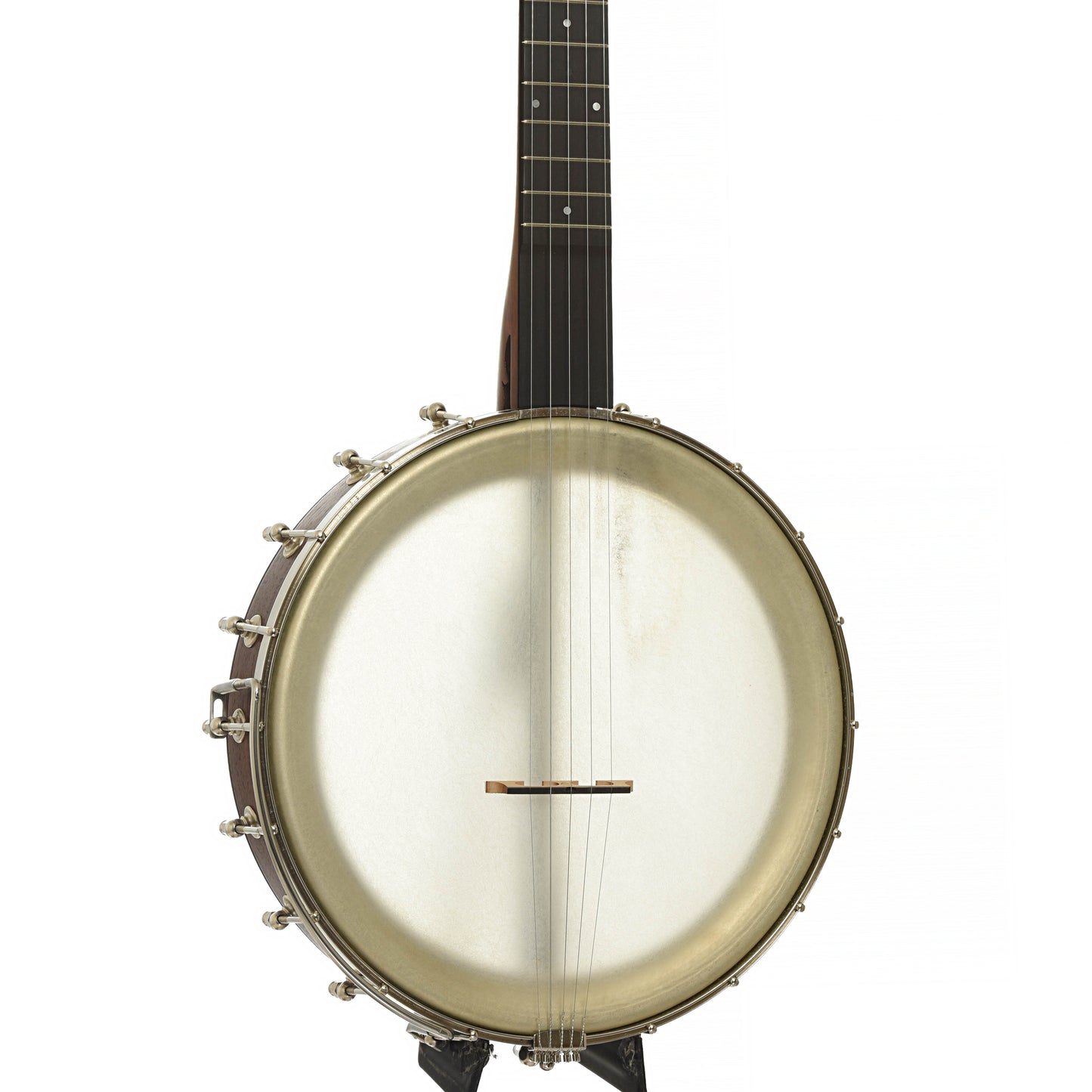 Front and side of Enoch Dobson Open Back Banjo