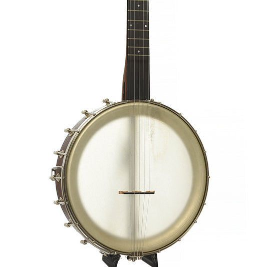 Front and side of Enoch Dobson Open Back Banjo