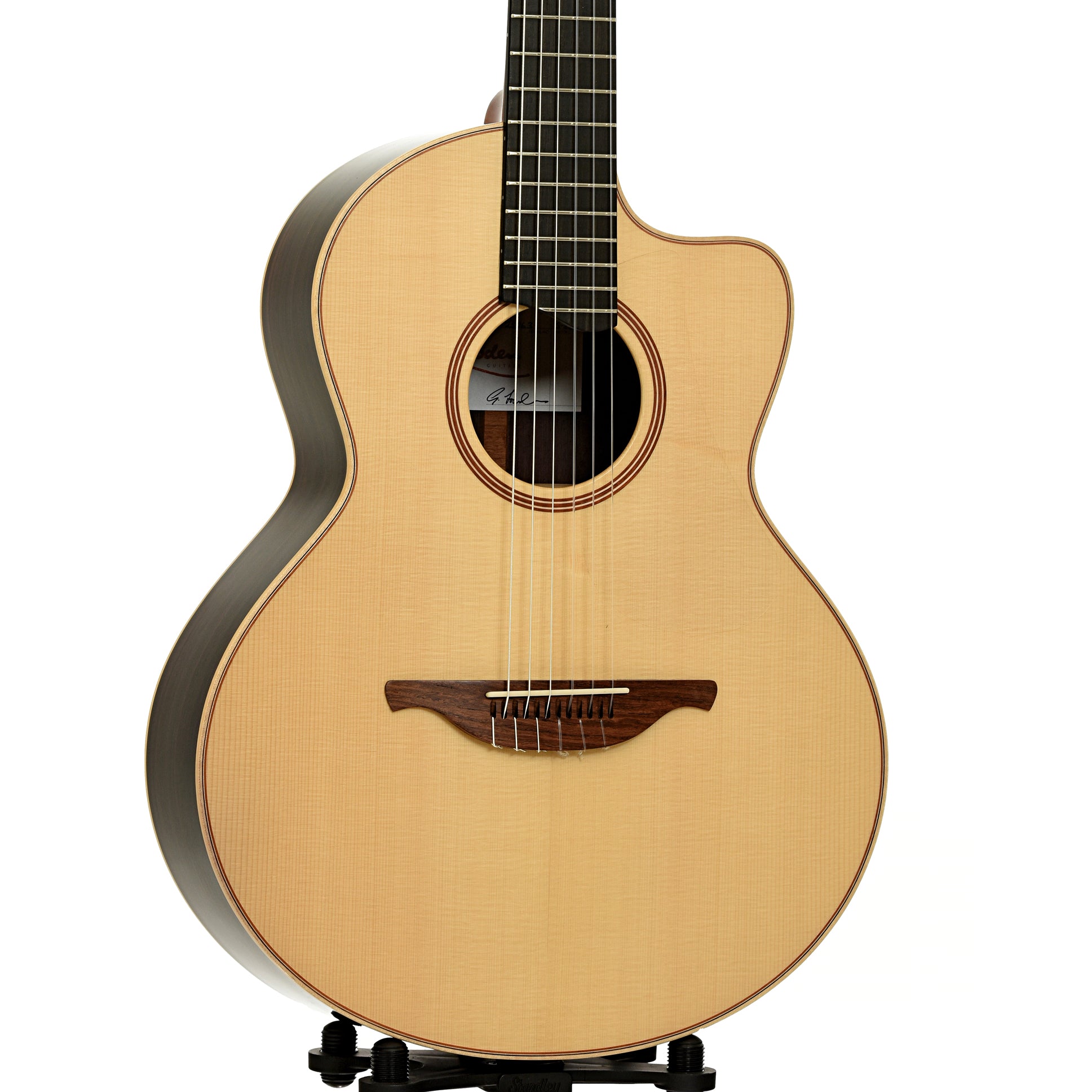 Front and side of Lowden S-32J