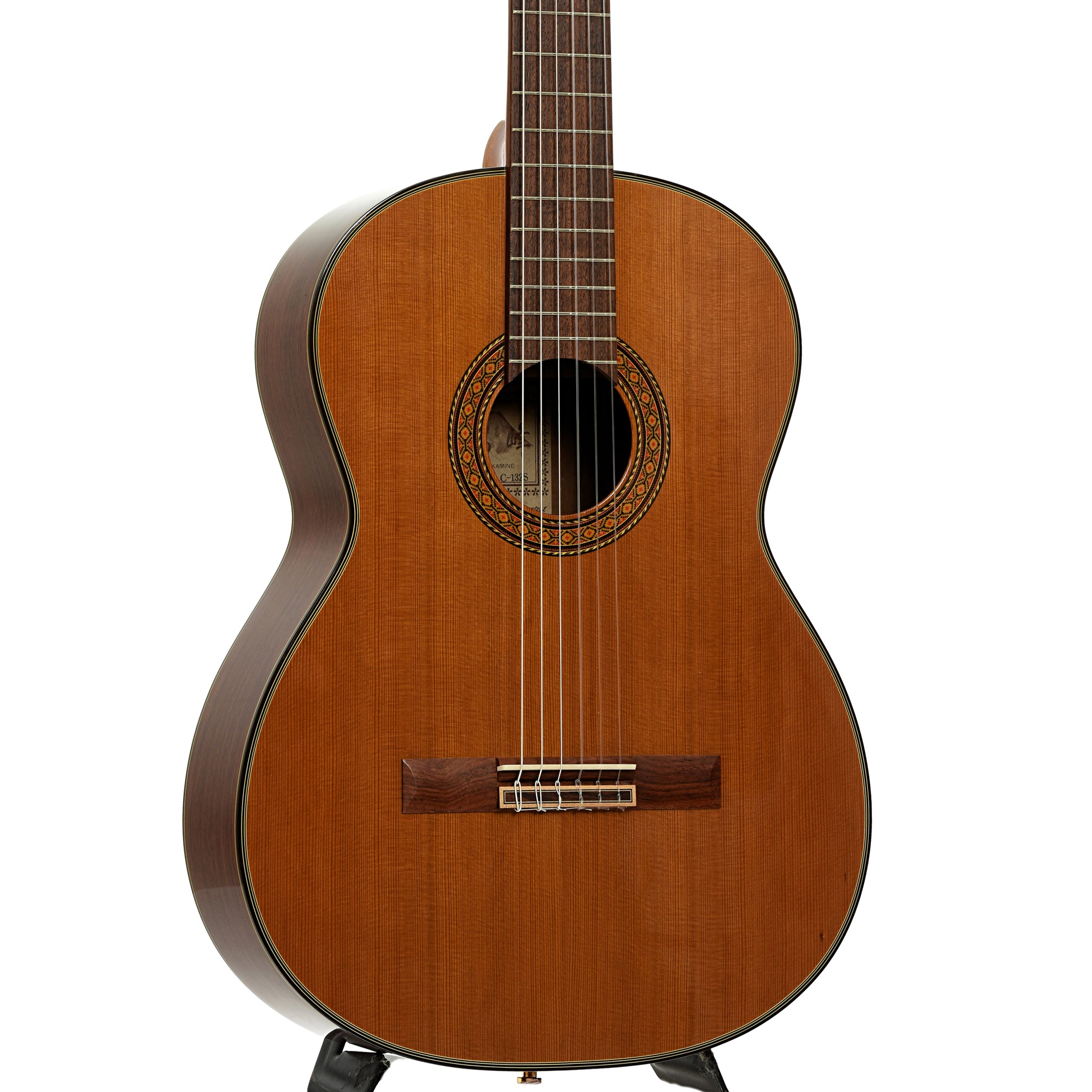 Front and side of Takamine C134S Classical Guitar 