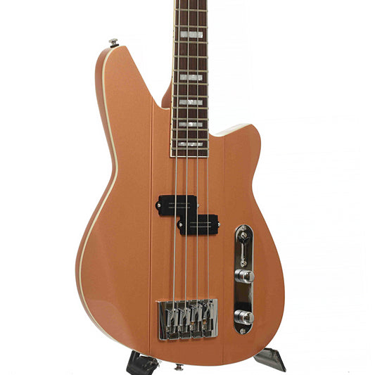 Reverend Sentinel Short Scale Electric Bass Guitar, Metallic Copper