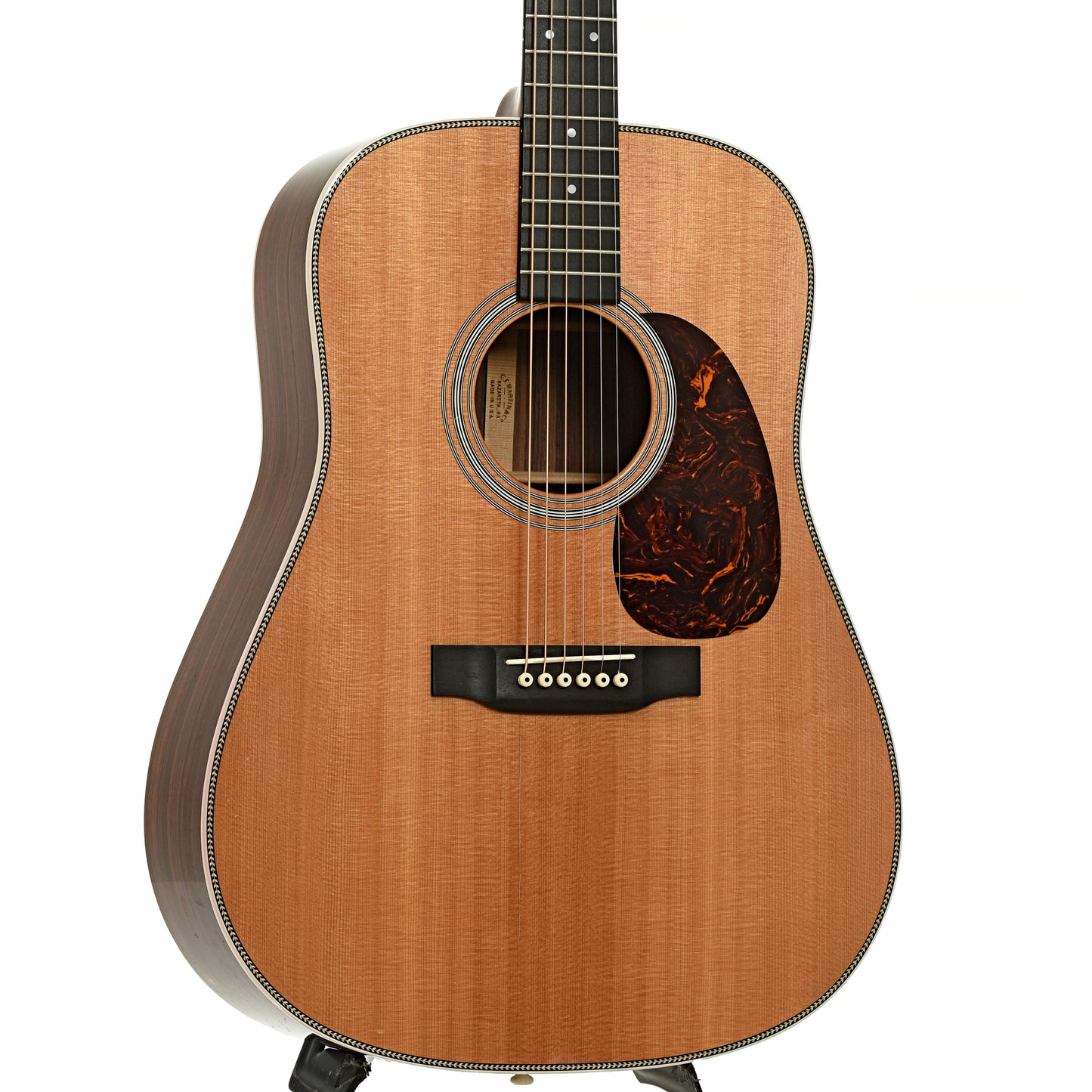 Front and side of Martin HD-28 Acoustic Guitar