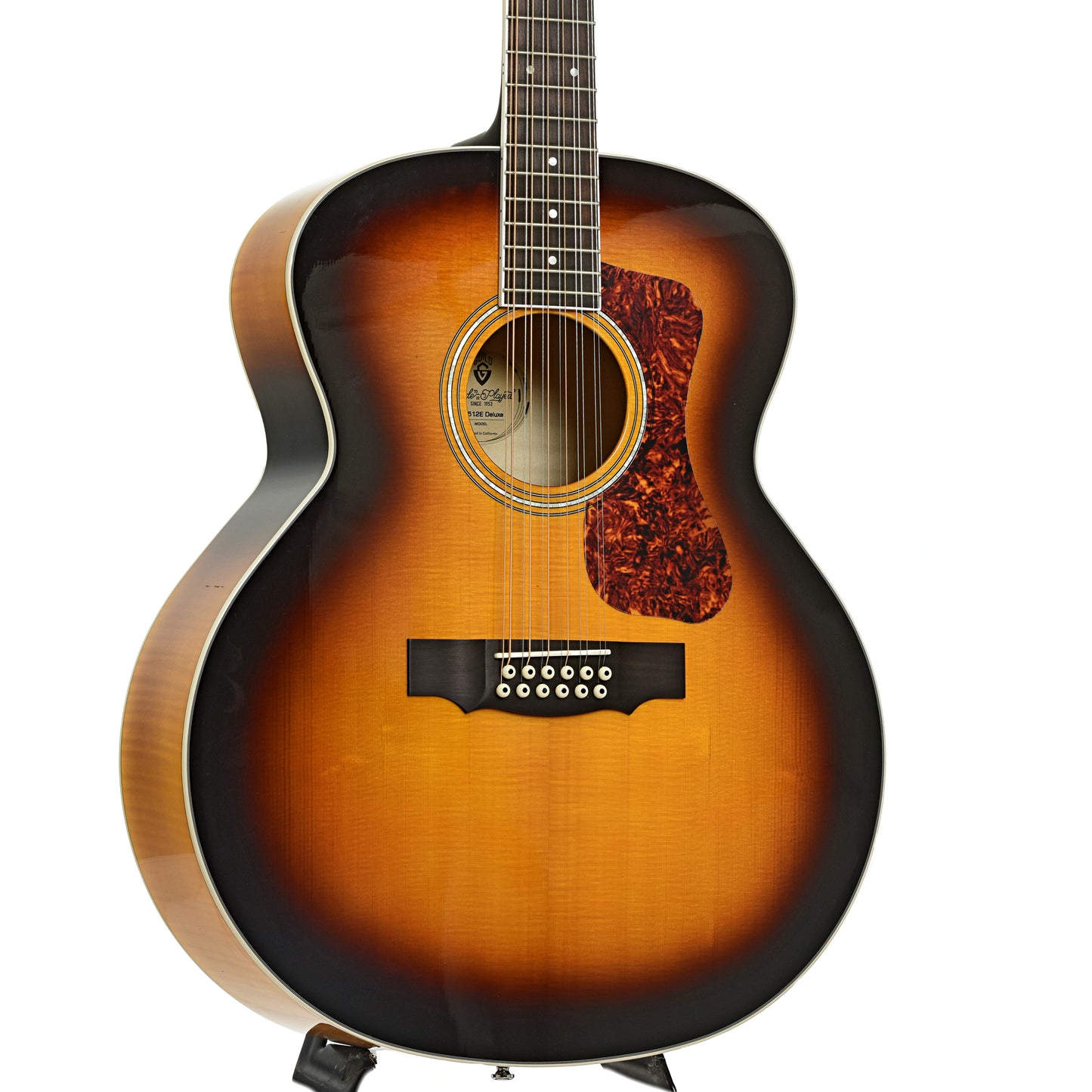 Front and side of Guild F25-12e Deluxe 12-String Guitar